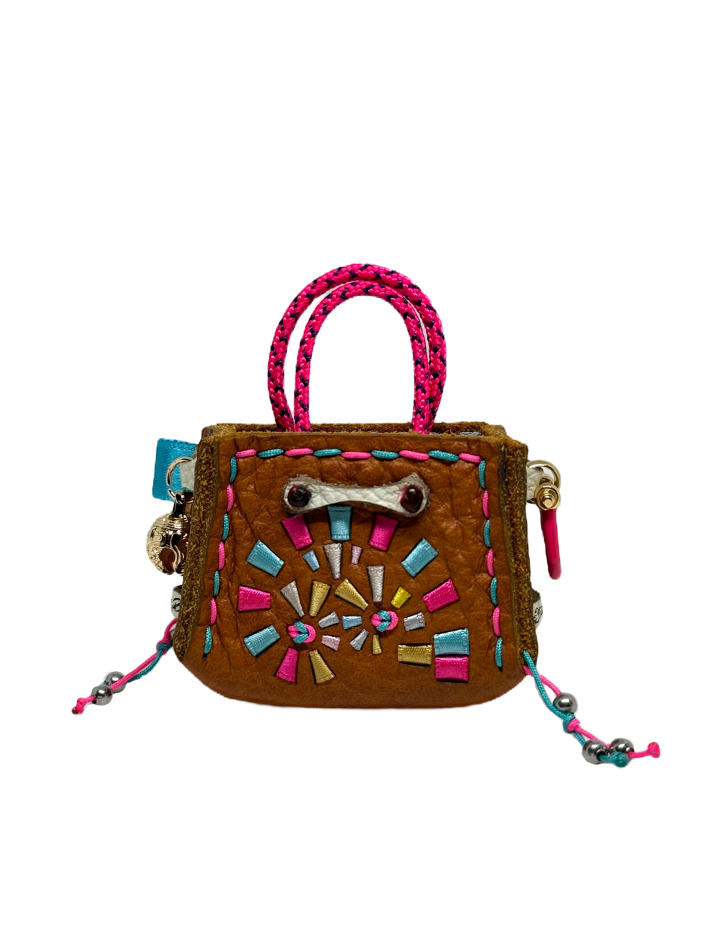 Bubblegum Spiral Tinker Bag Charm