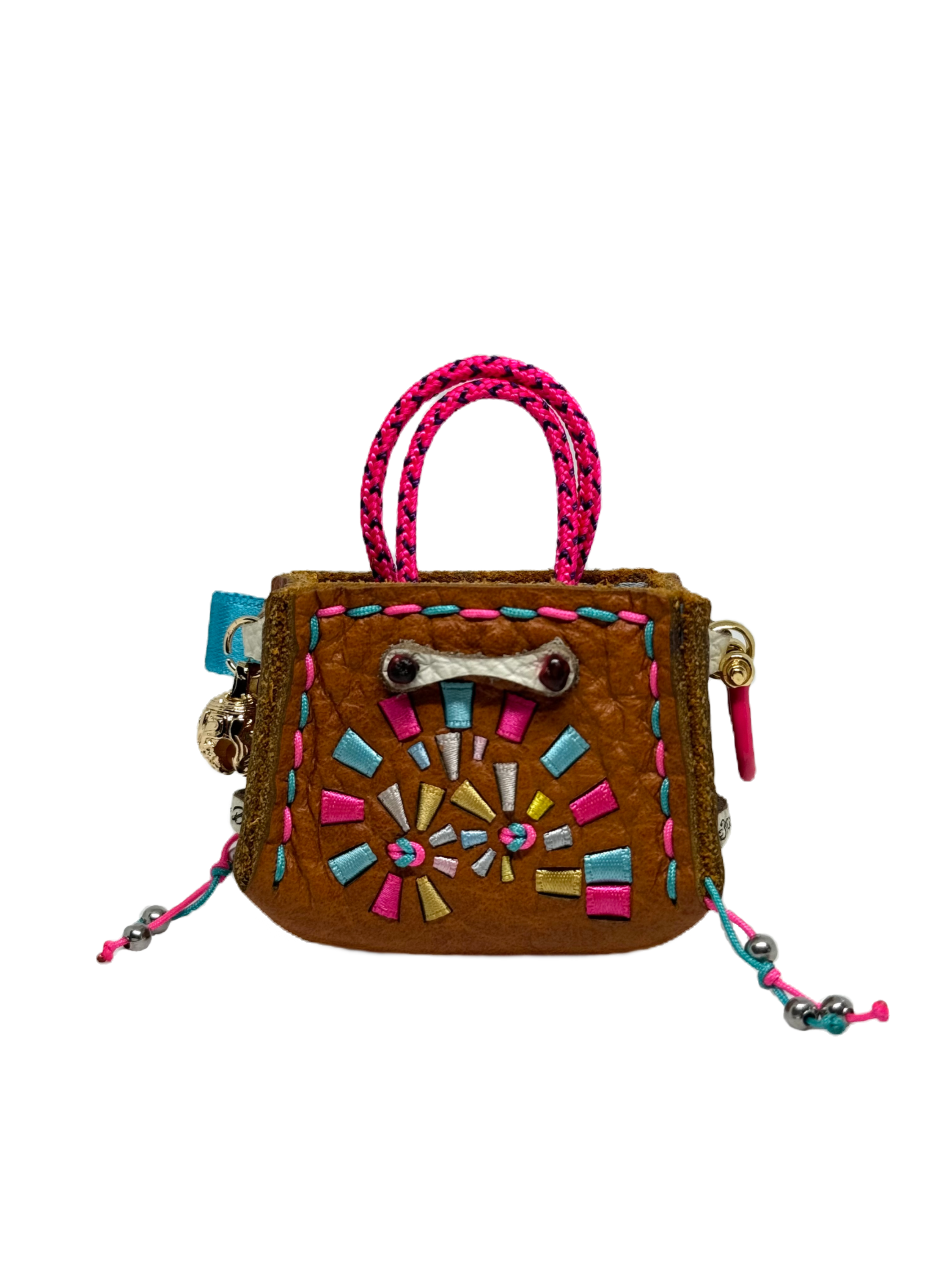 Bubblegum Spiral Tinker Bag Charm