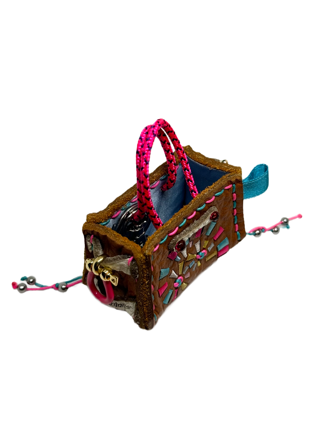 Bubblegum Spiral Tinker Bag Charm