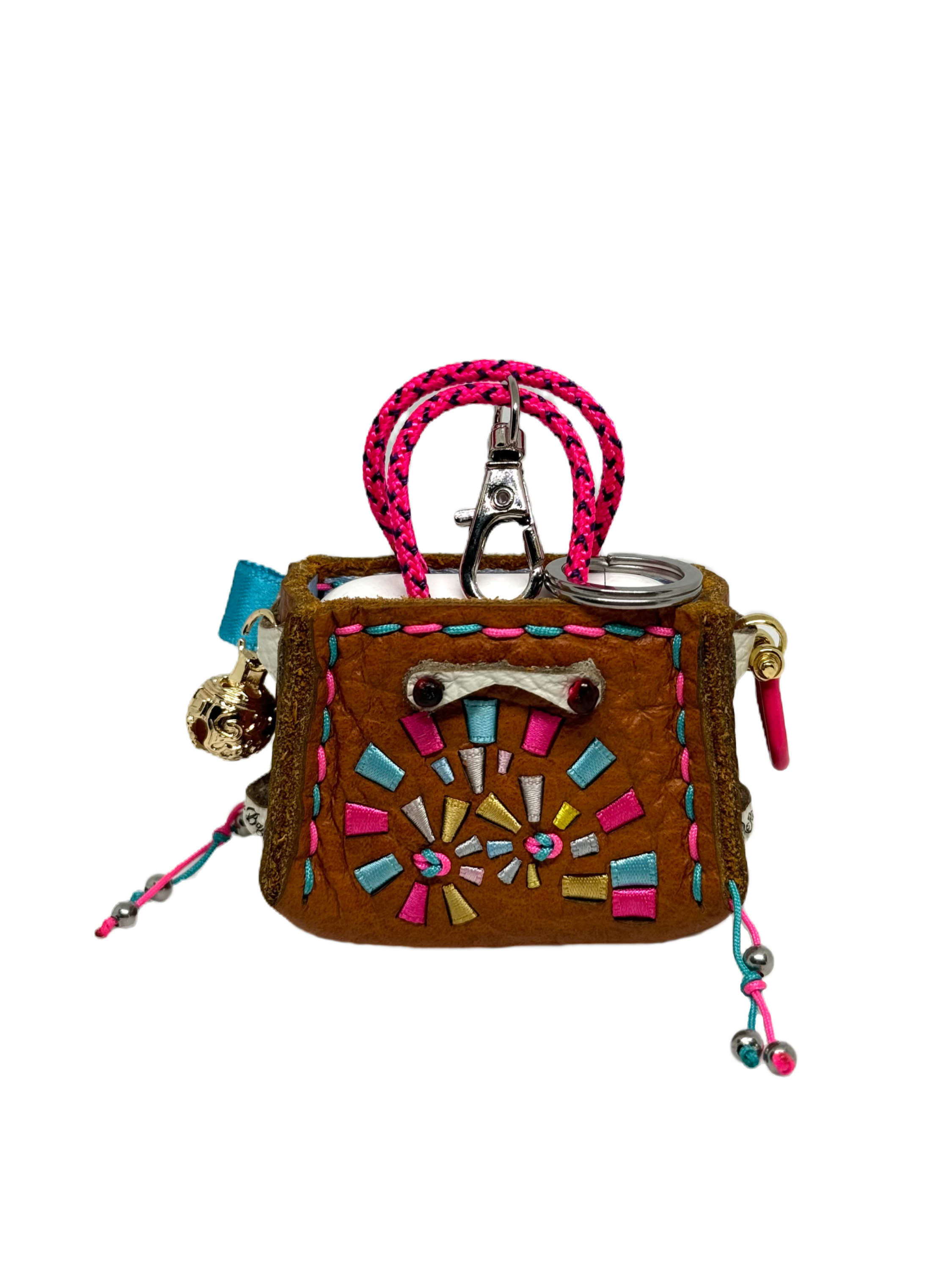 Bubblegum Spiral Tinker Bag Charm