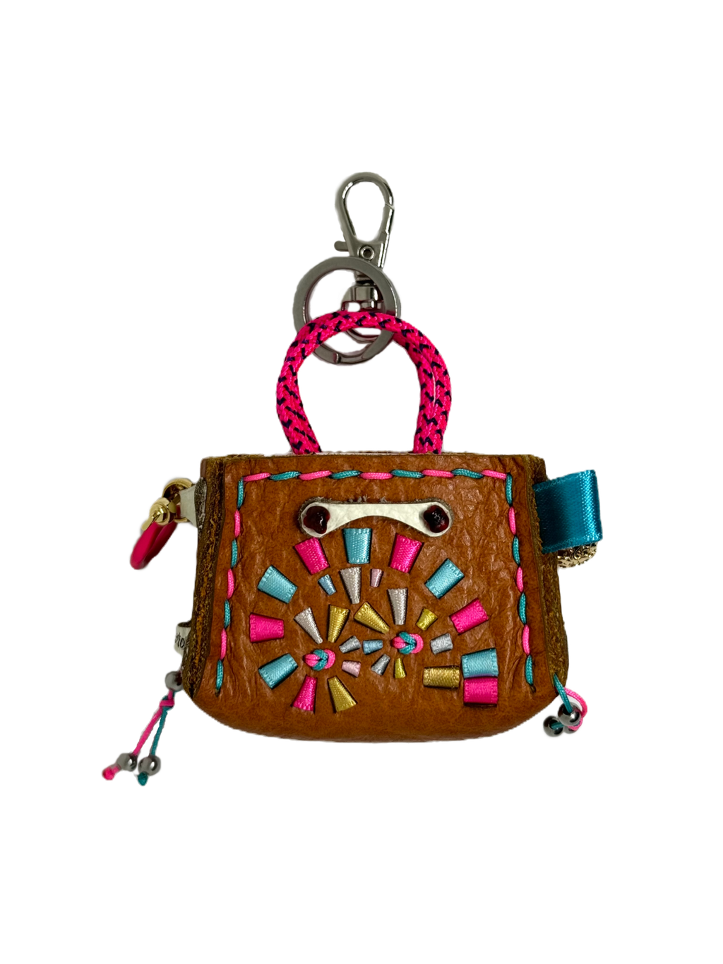 Bubblegum Spiral Tinker Bag Charm