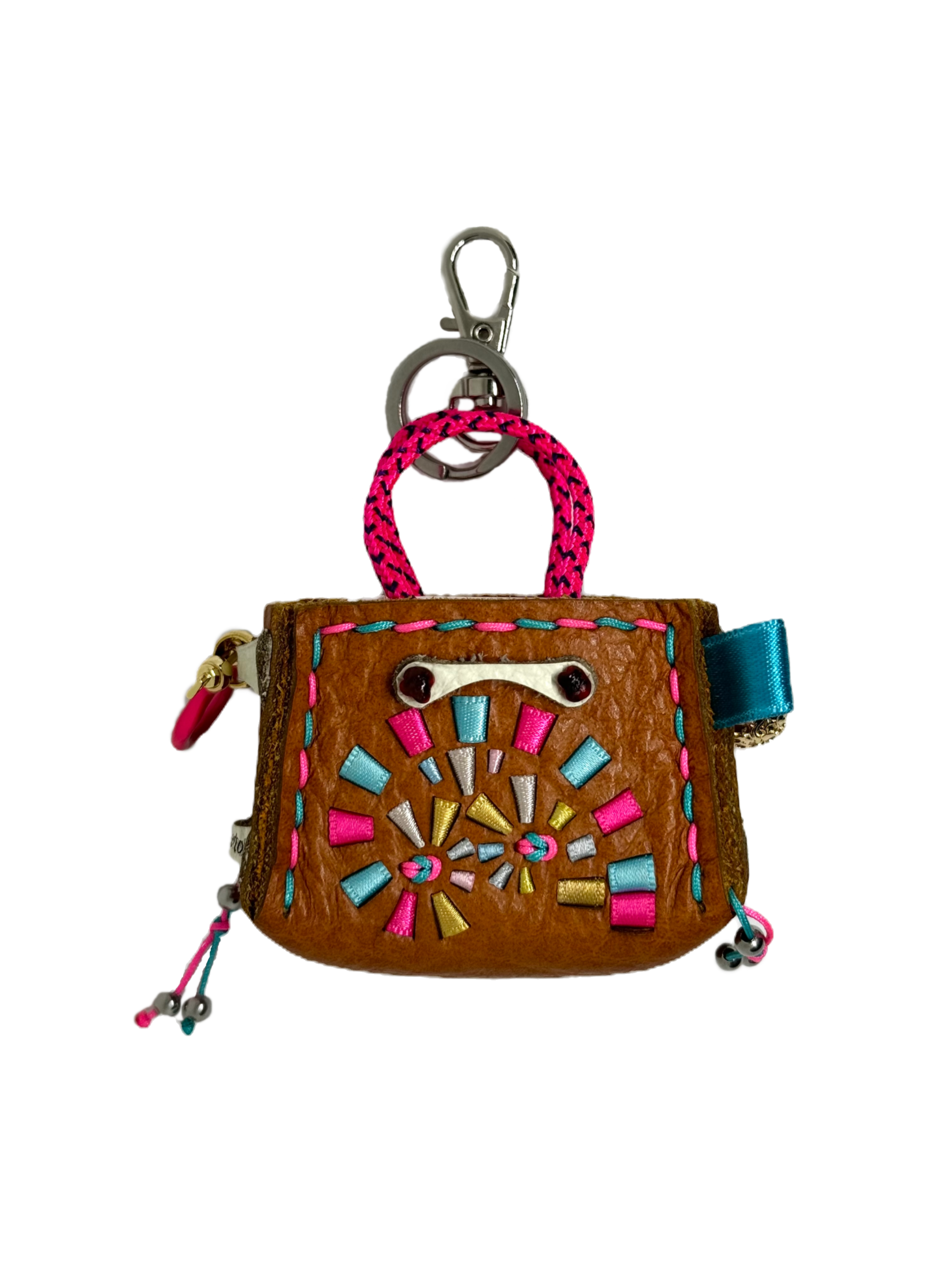 Bubblegum Spiral Tinker Bag Charm