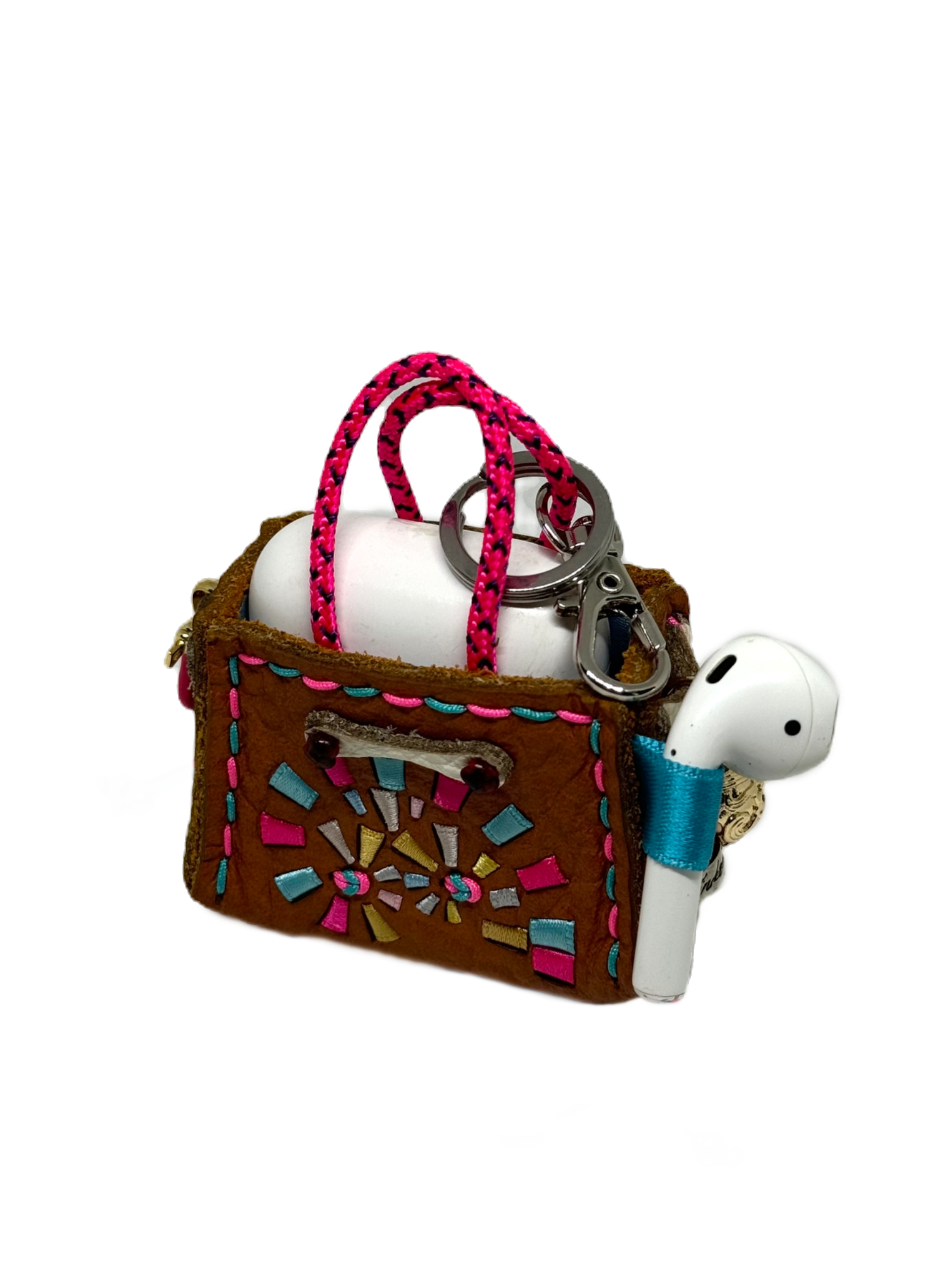 Bubblegum Spiral Tinker Bag Charm