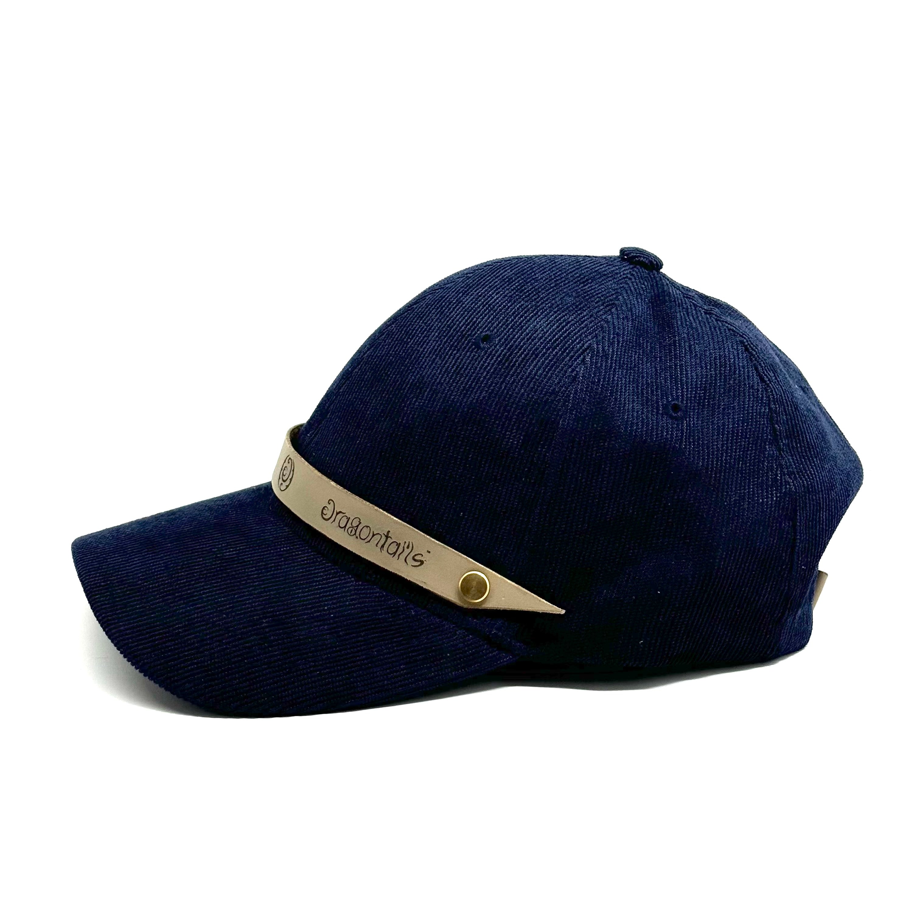 Navy Corduroy Cap