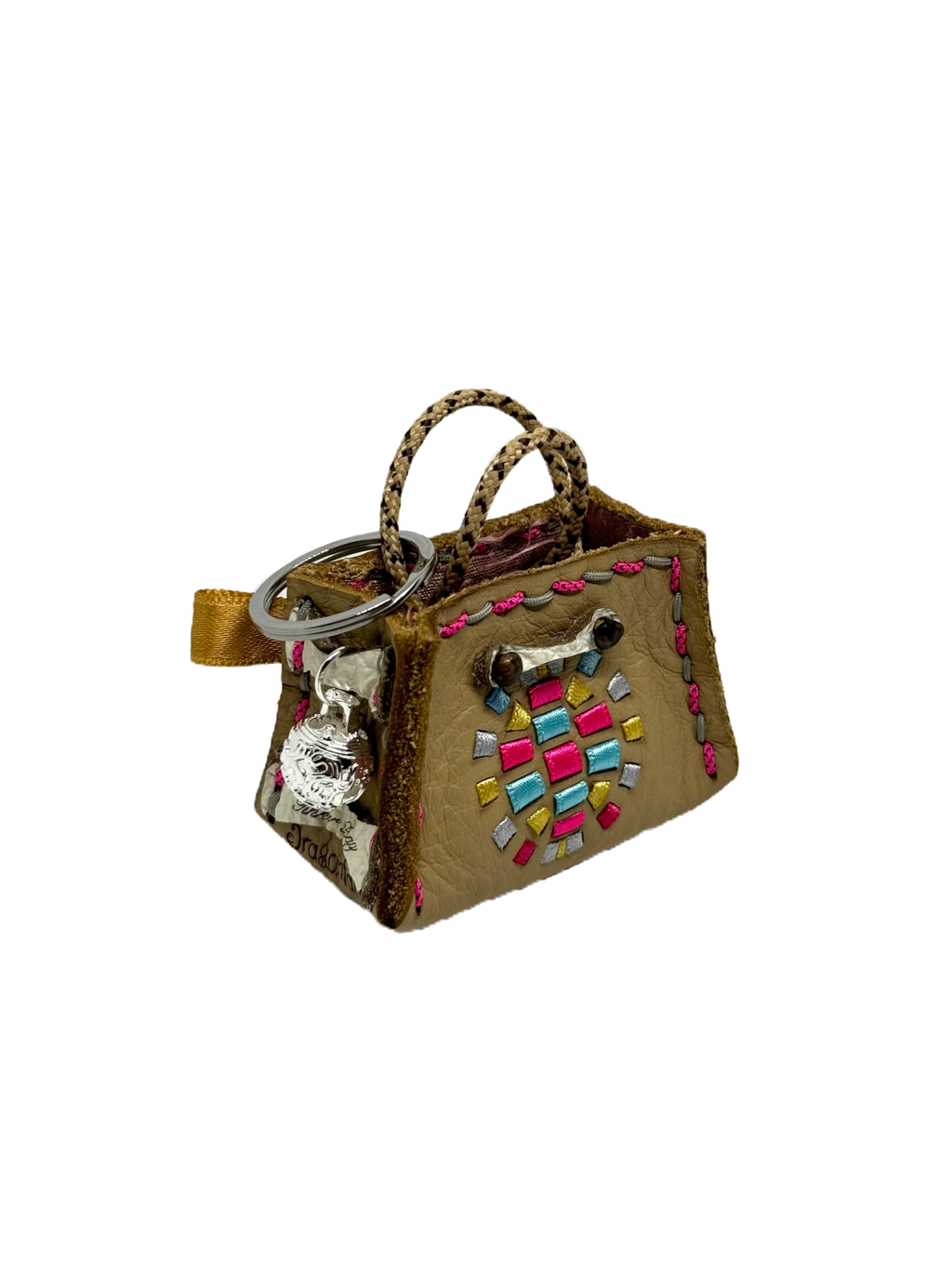 Bubblegum Turtle Tinker Bag Charm