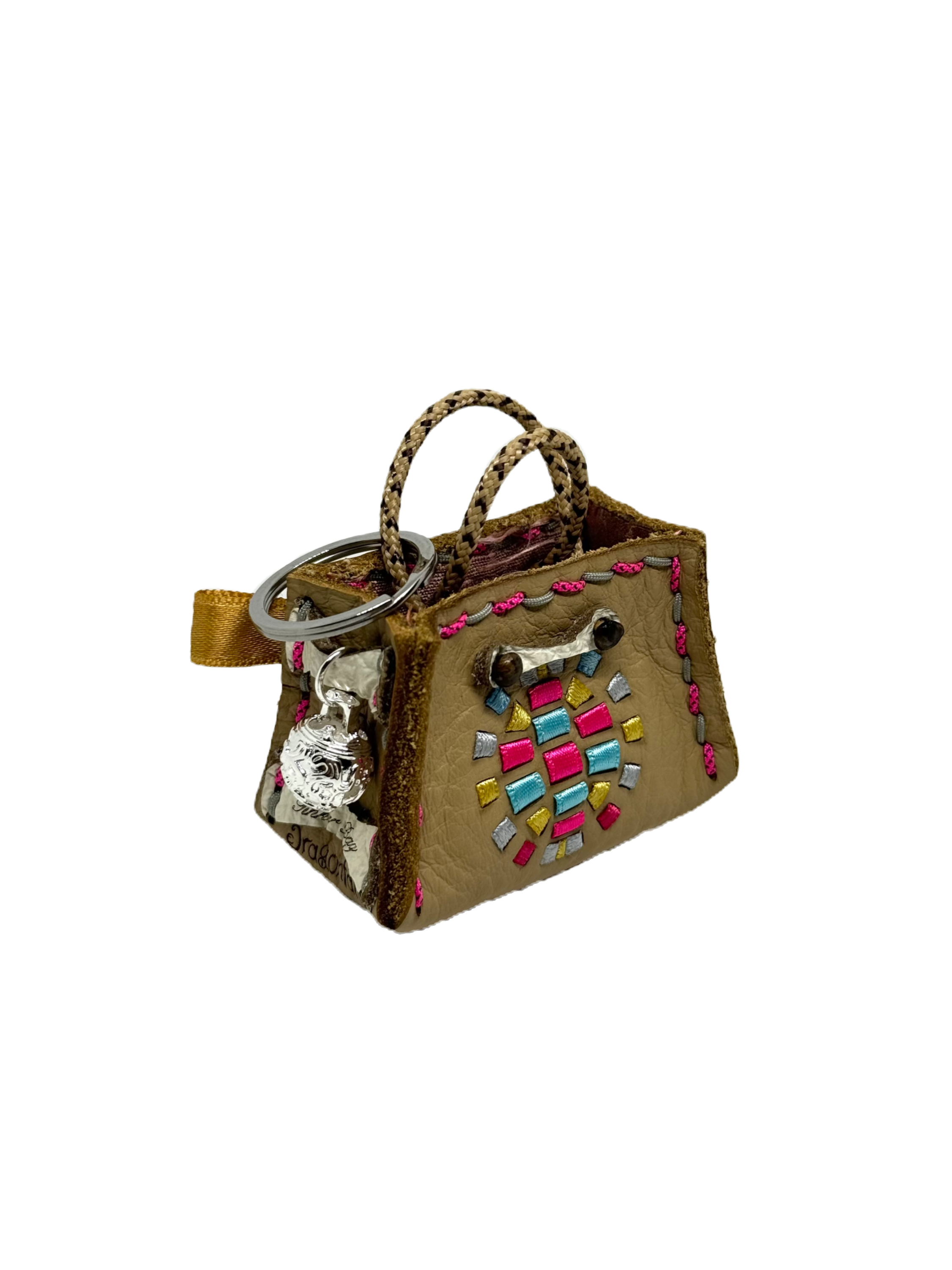 Bubblegum Turtle Tinker Bag Charm