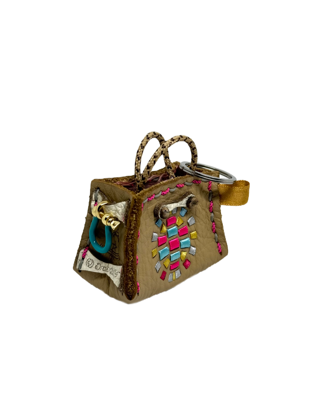 Bubblegum Turtle Tinker Bag Charm