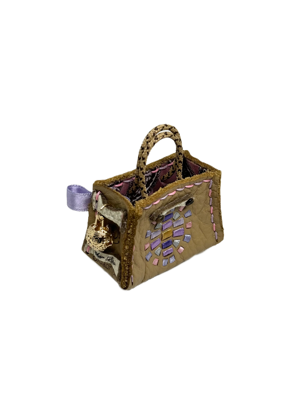Lilac Turtle Tinker Bag Charm