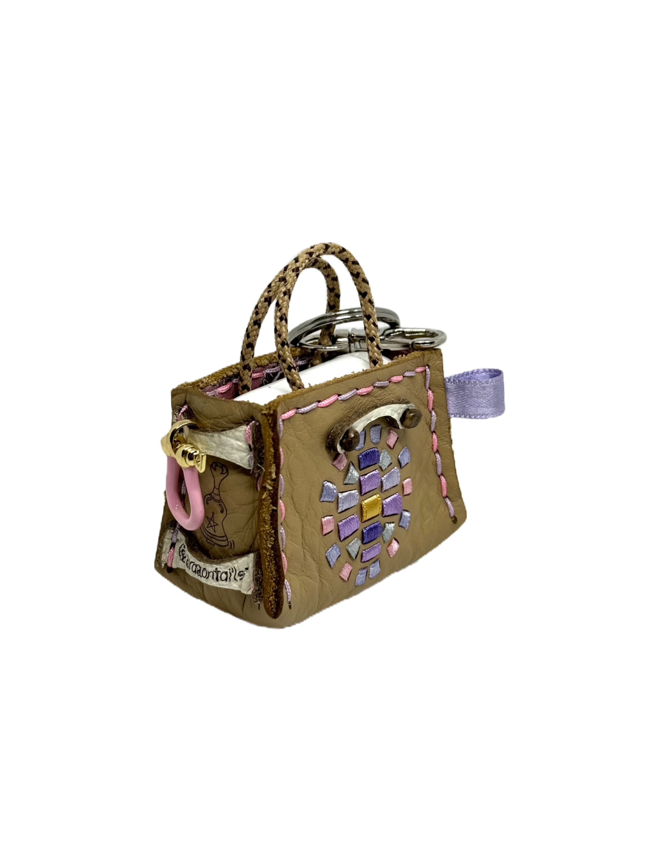 Lilac Turtle Tinker Bag Charm