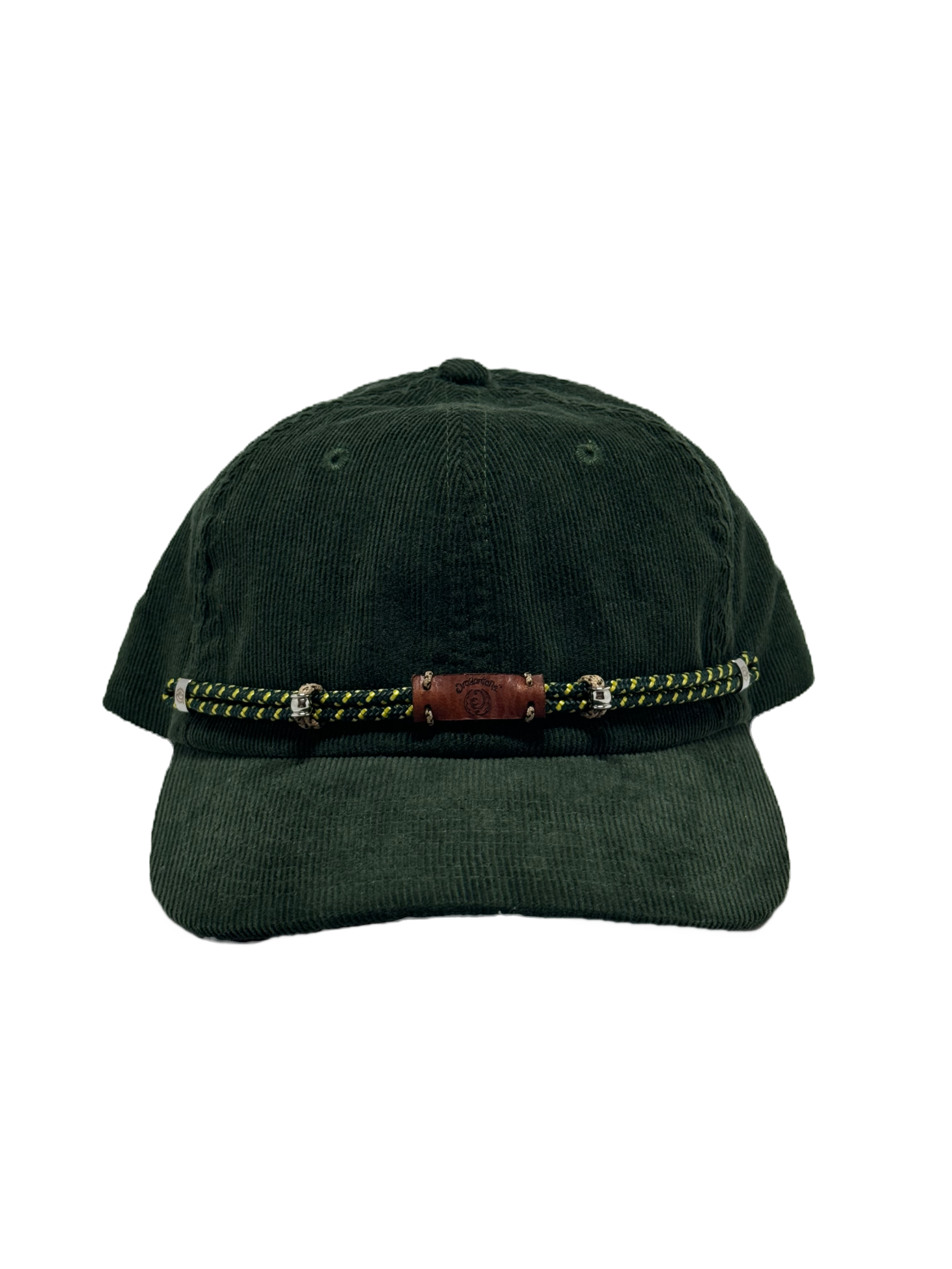 Dark Green Cord Cap