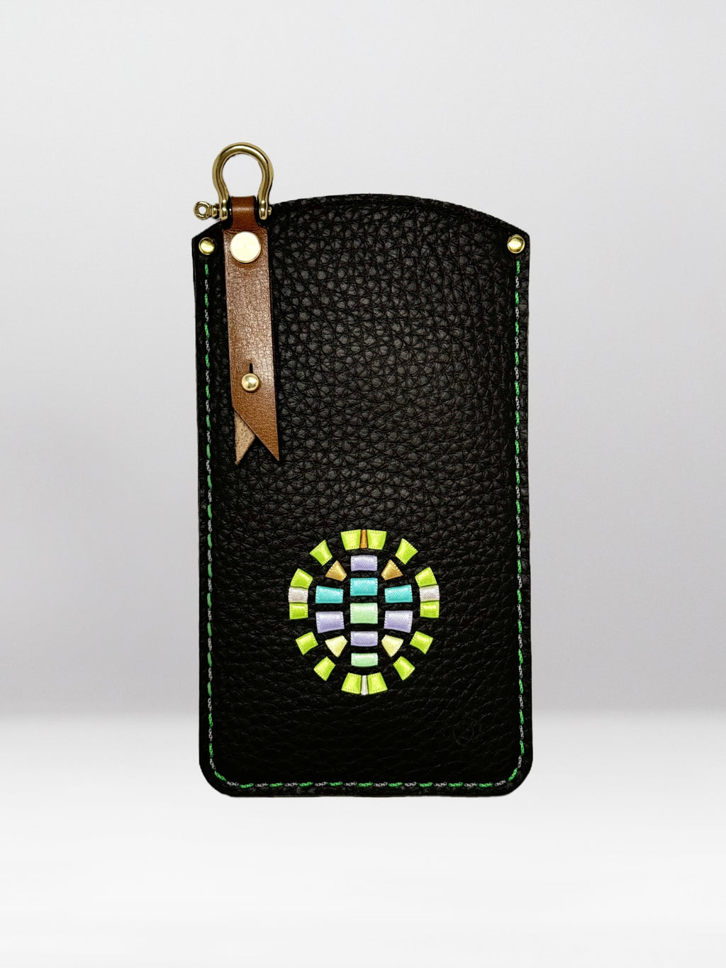 Green Satin Turtle "Traveller"