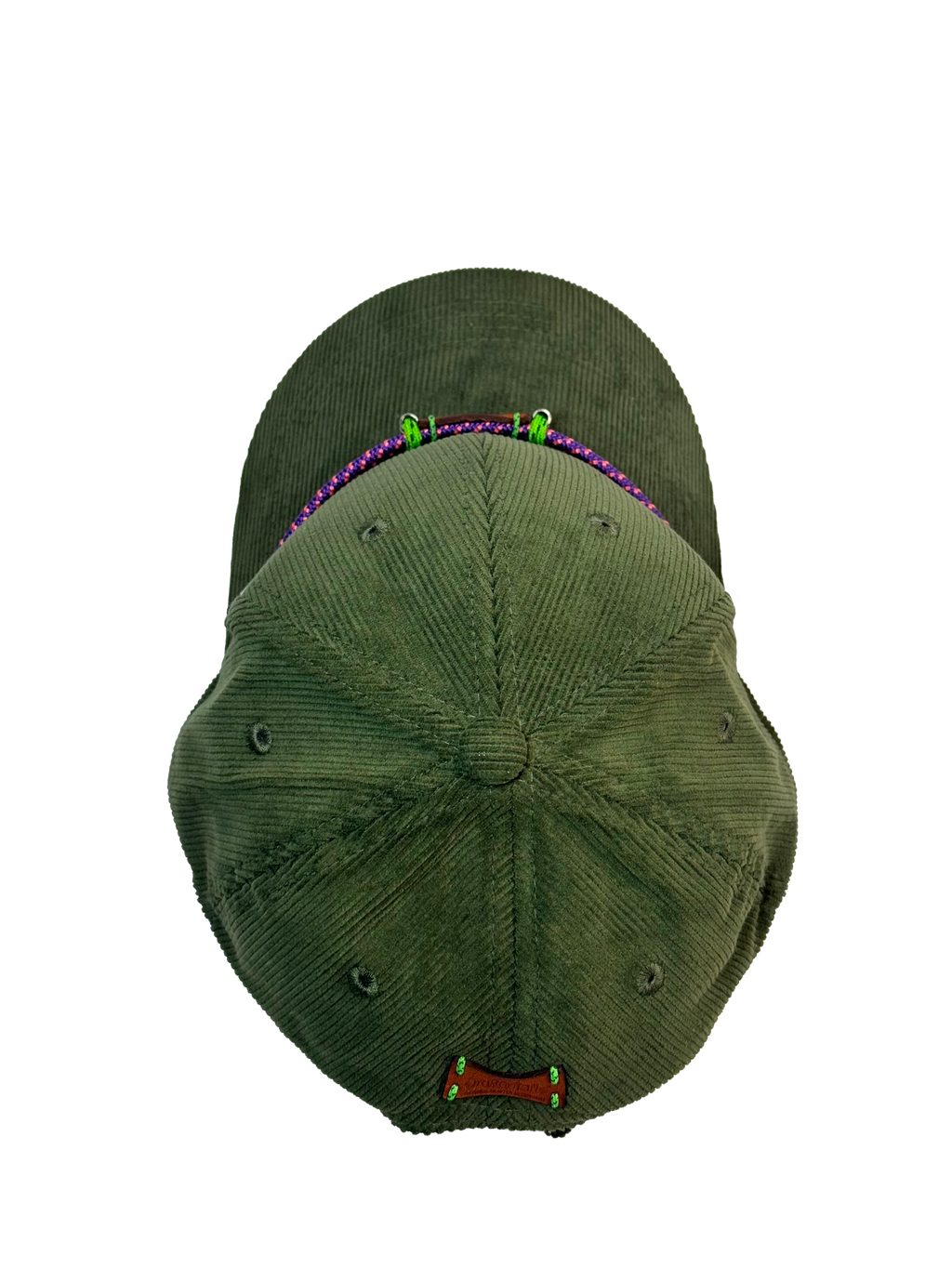 Green Cord Cap