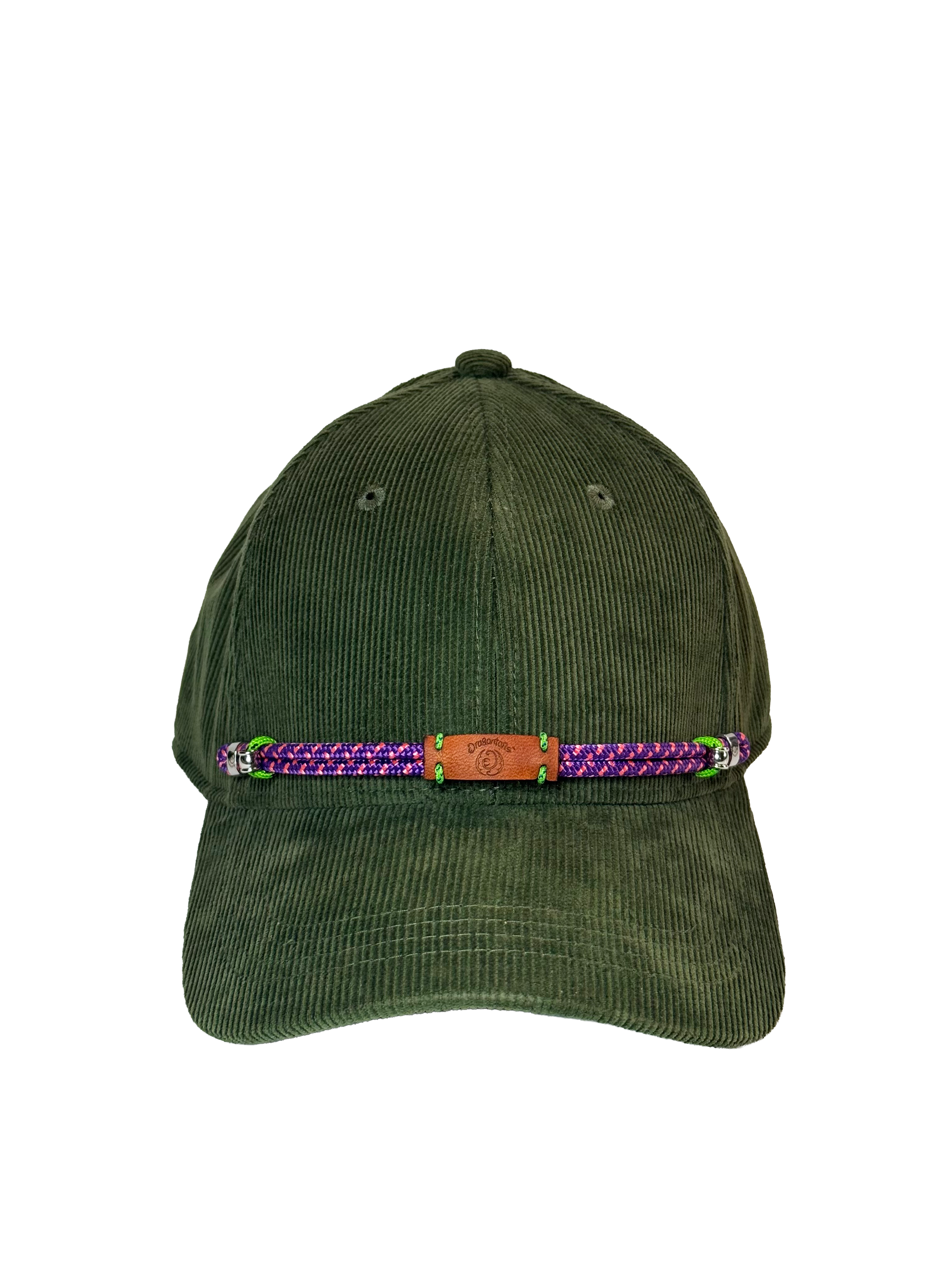 Green Cord Cap