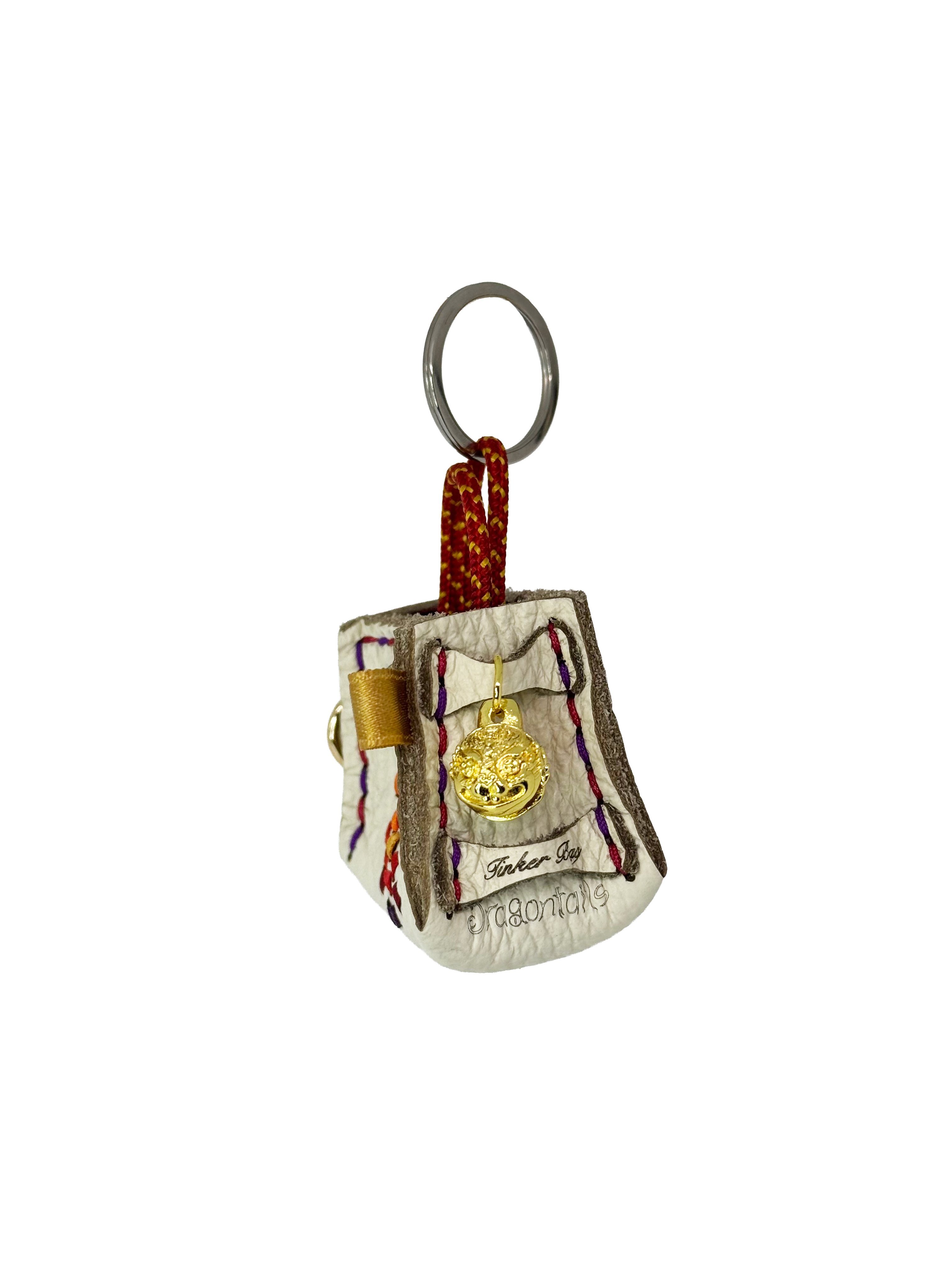 White Turtle Tinker Bag Charm