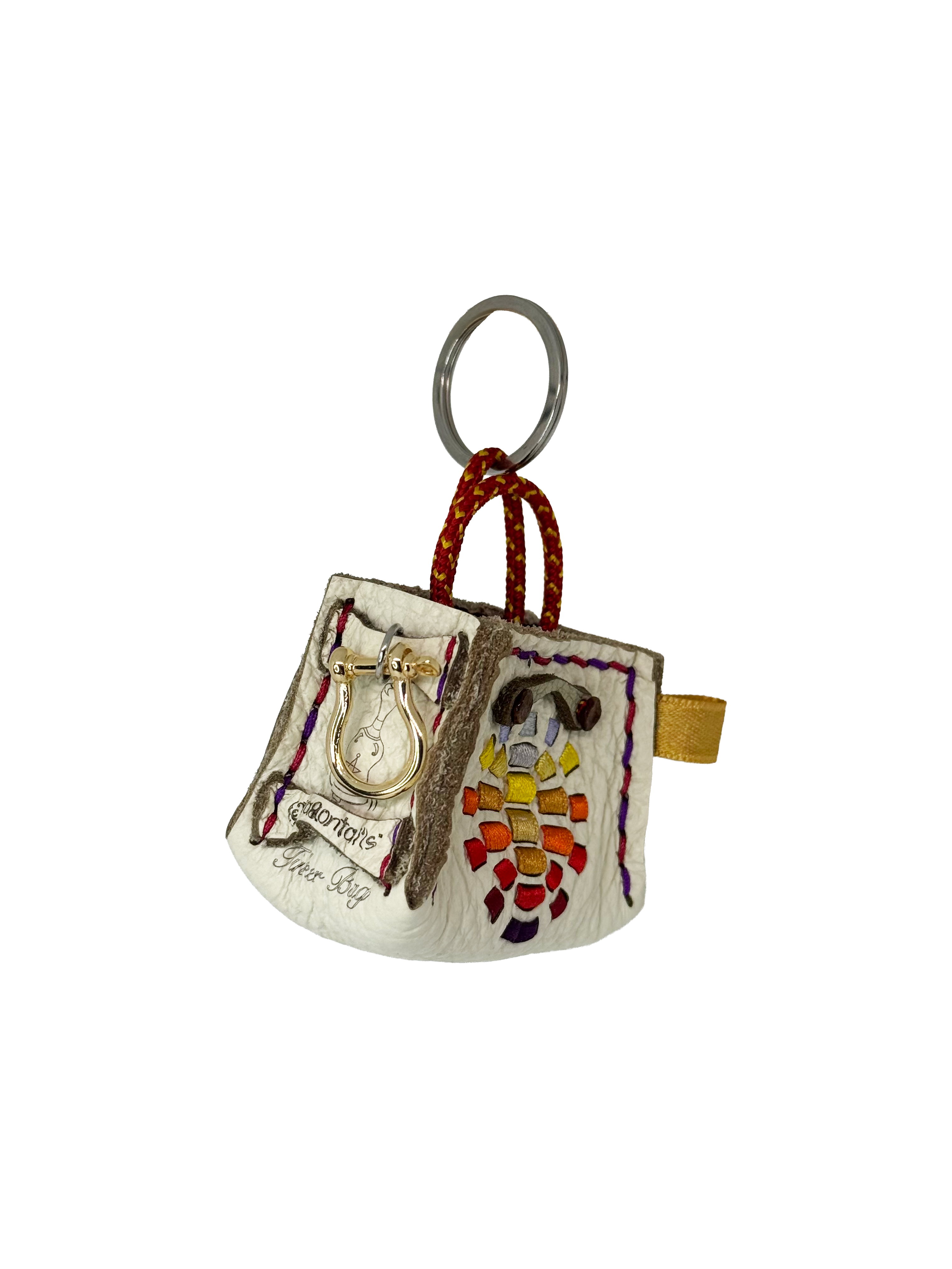 White Turtle Tinker Bag Charm