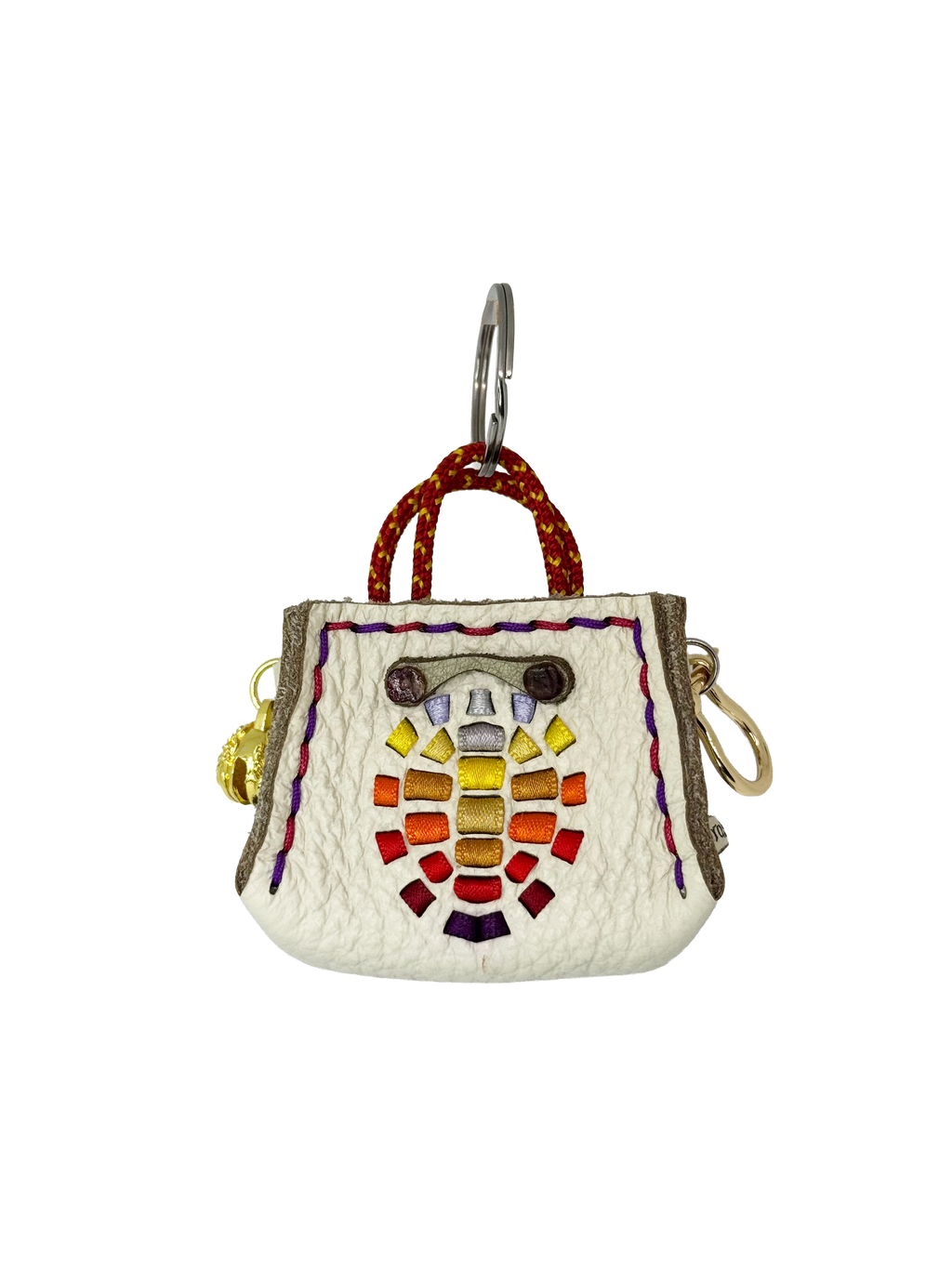 White Turtle Tinker Bag Charm