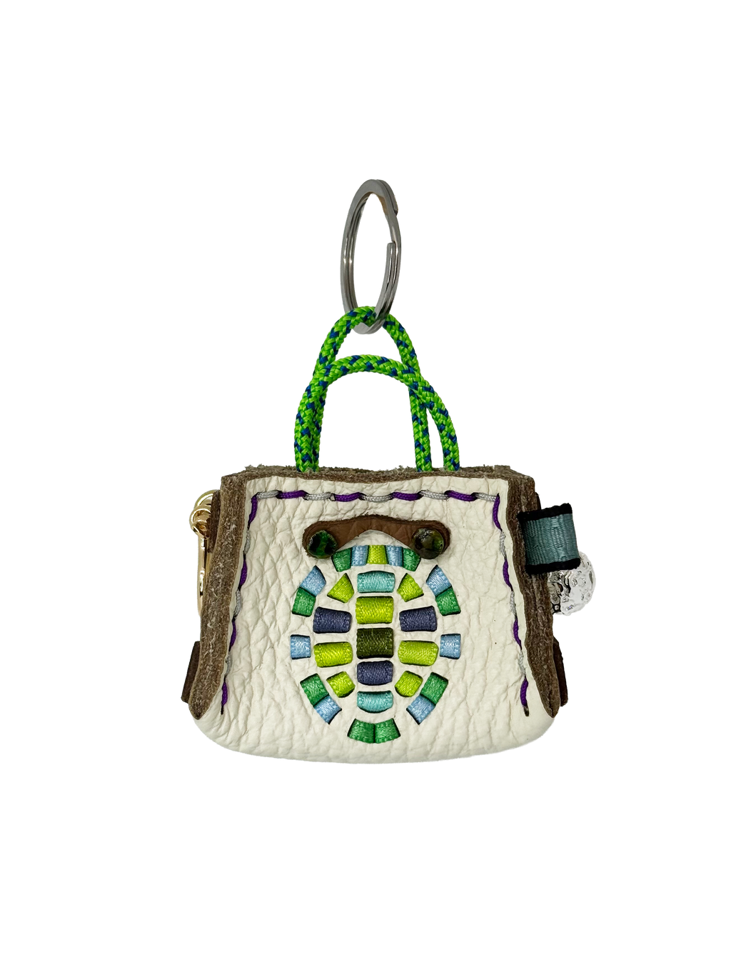 Green Turtle Tinker Bag Charm