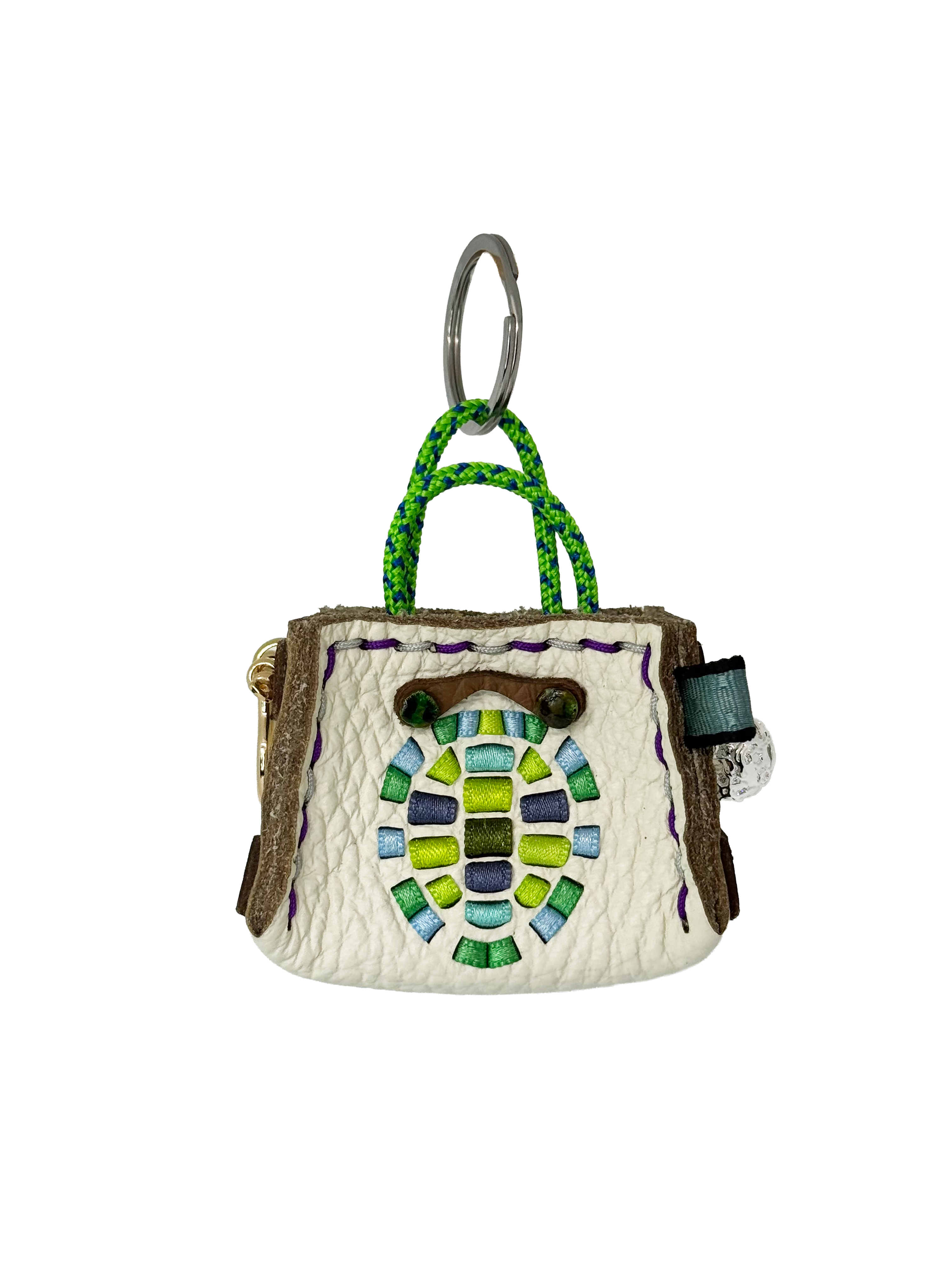 Green Turtle Tinker Bag Charm