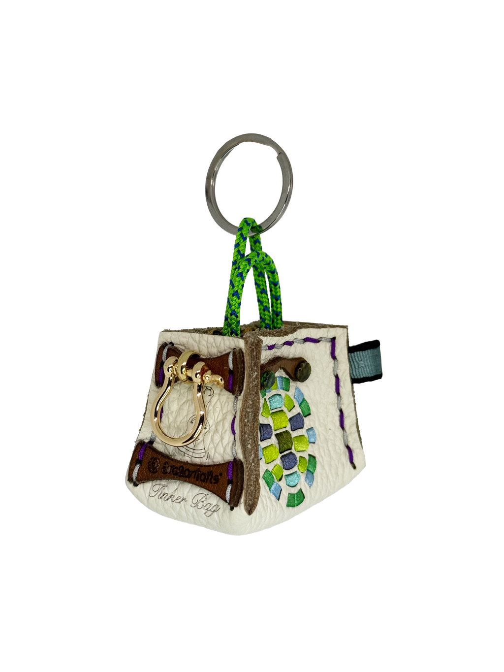 Green Turtle Tinker Bag Charm