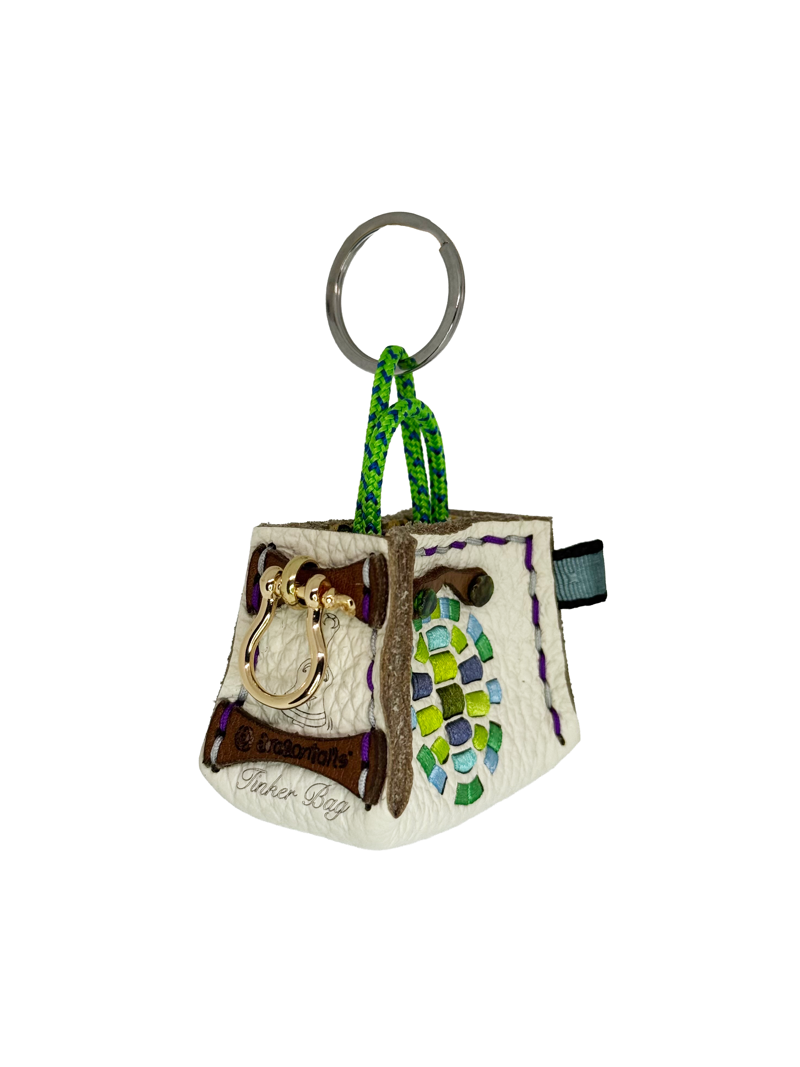 Green Turtle Tinker Bag Charm