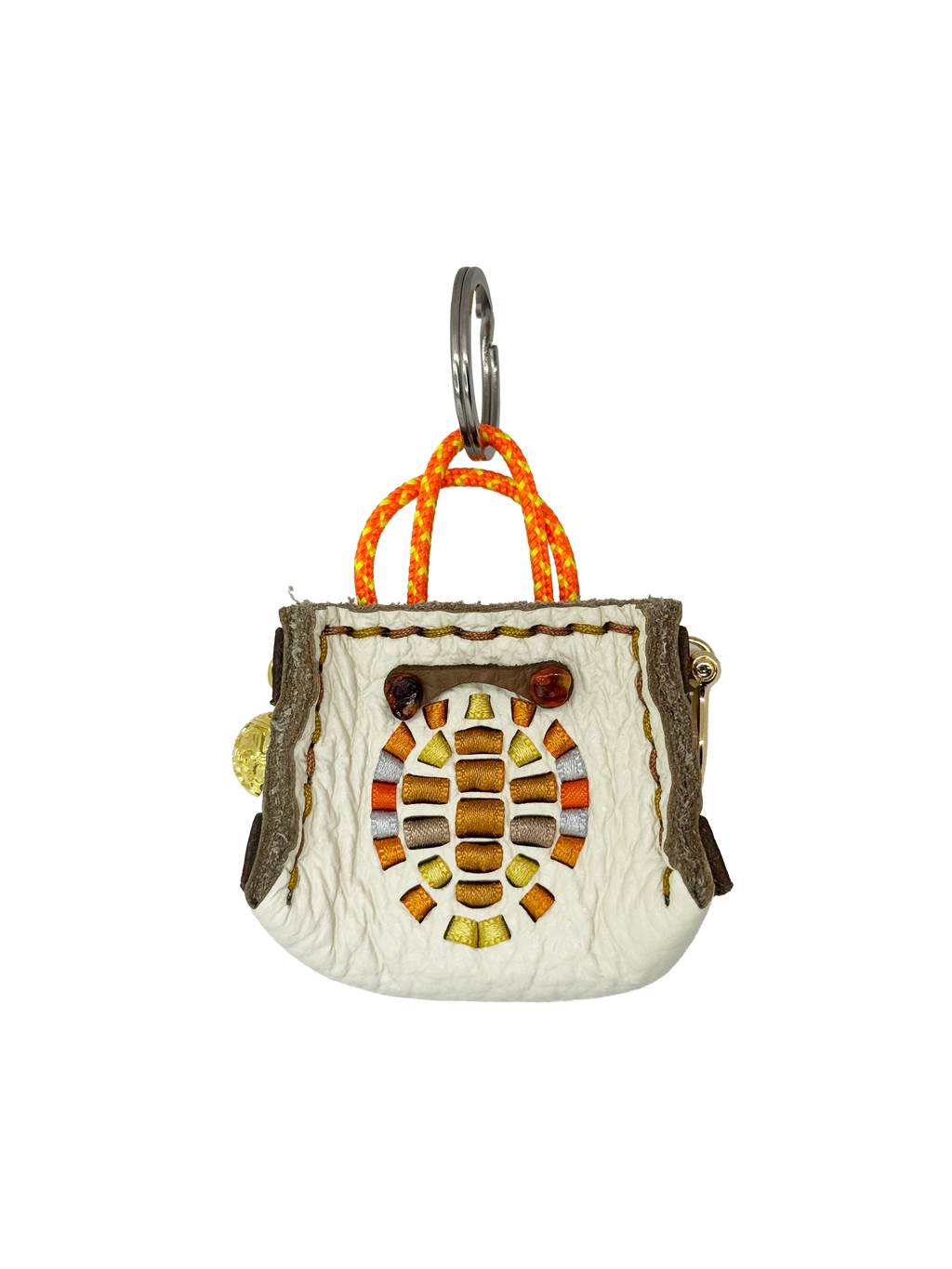 Orange Turtle Tinker Bag Charm