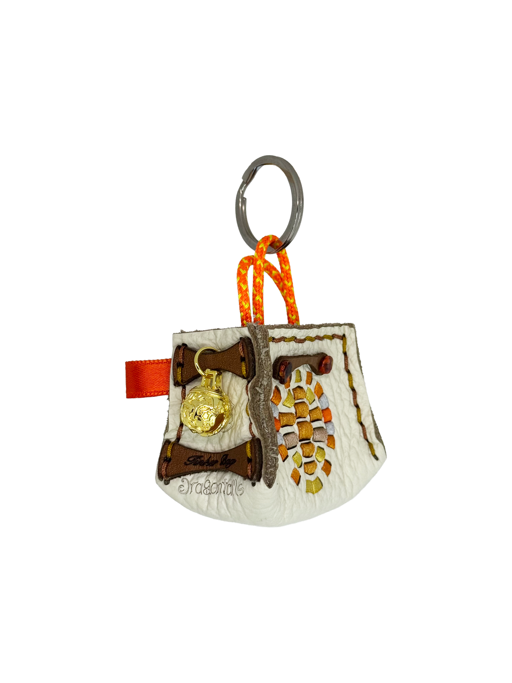 Orange Turtle Tinker Bag Charm