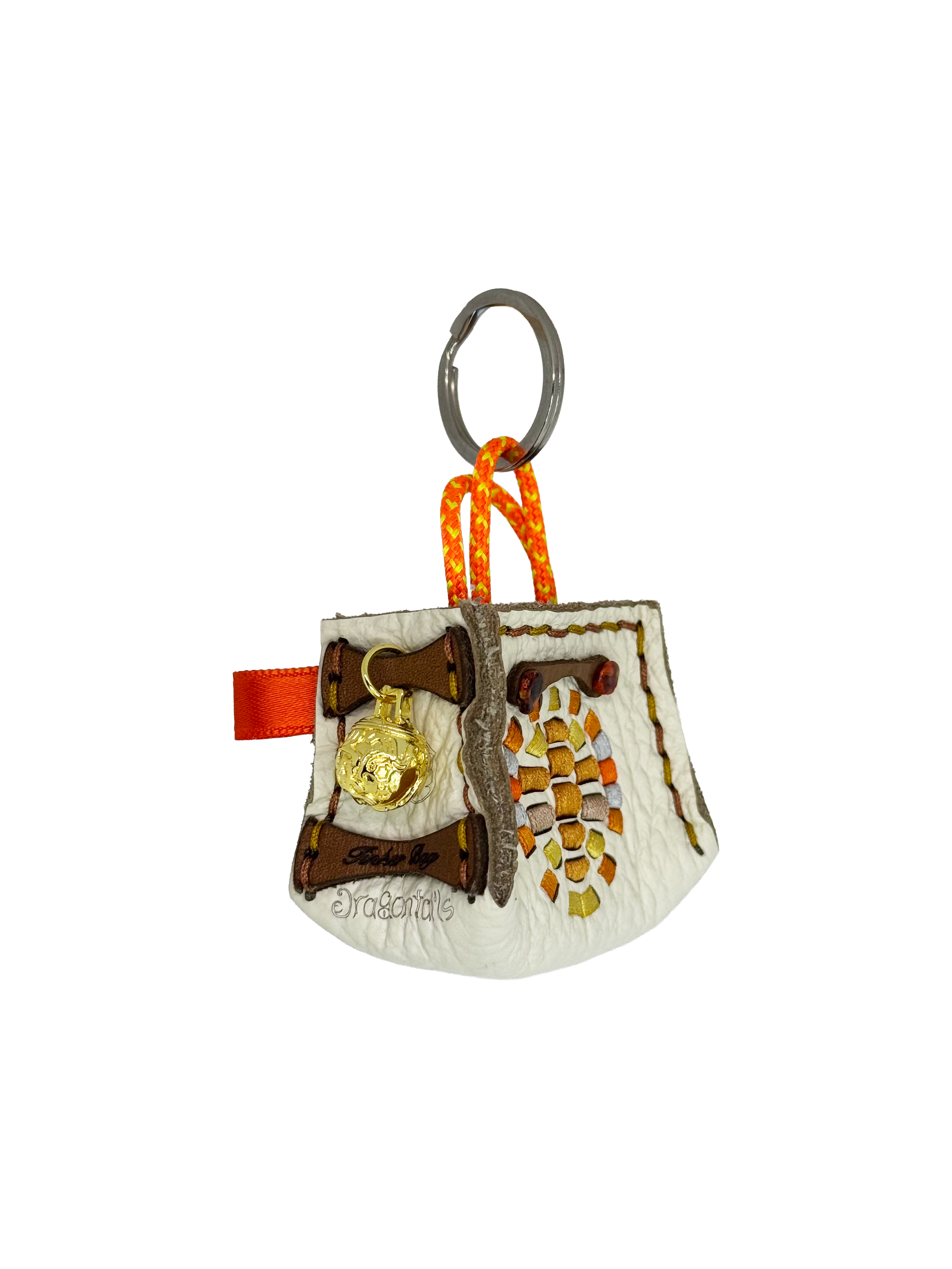 Orange Turtle Tinker Bag Charm