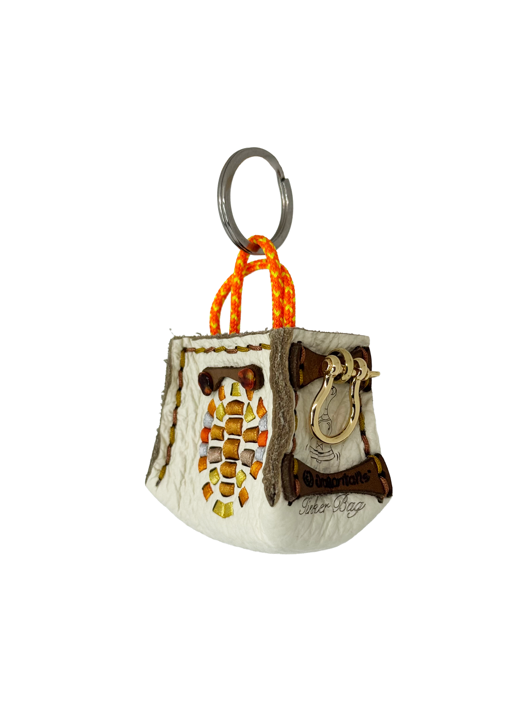 Orange Turtle Tinker Bag Charm