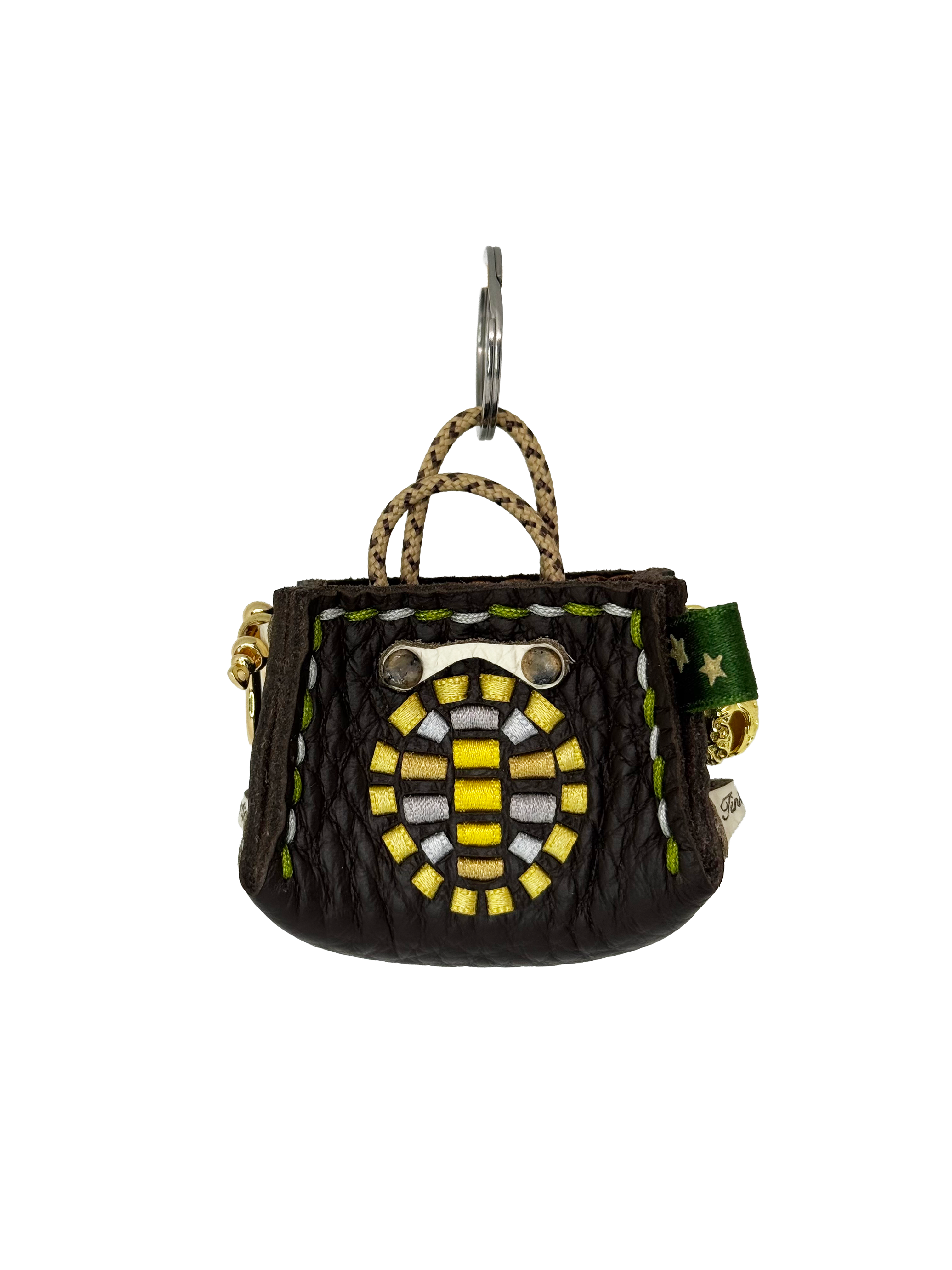 Gold Turtle Tinker Bag Charm