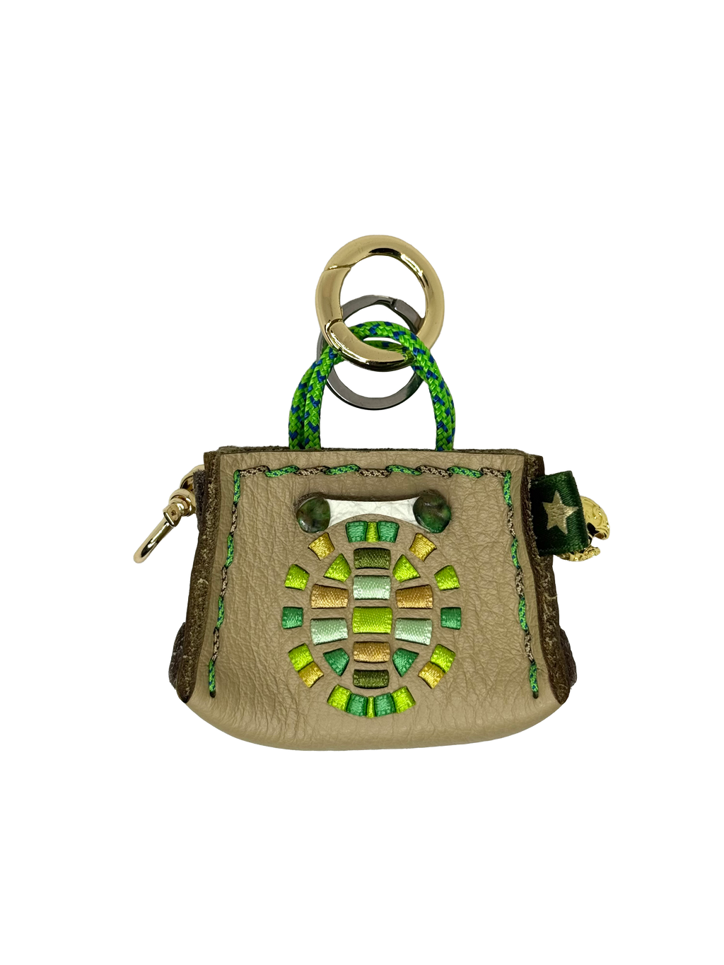 Esmeralda Turtle Tinker Bag Charm