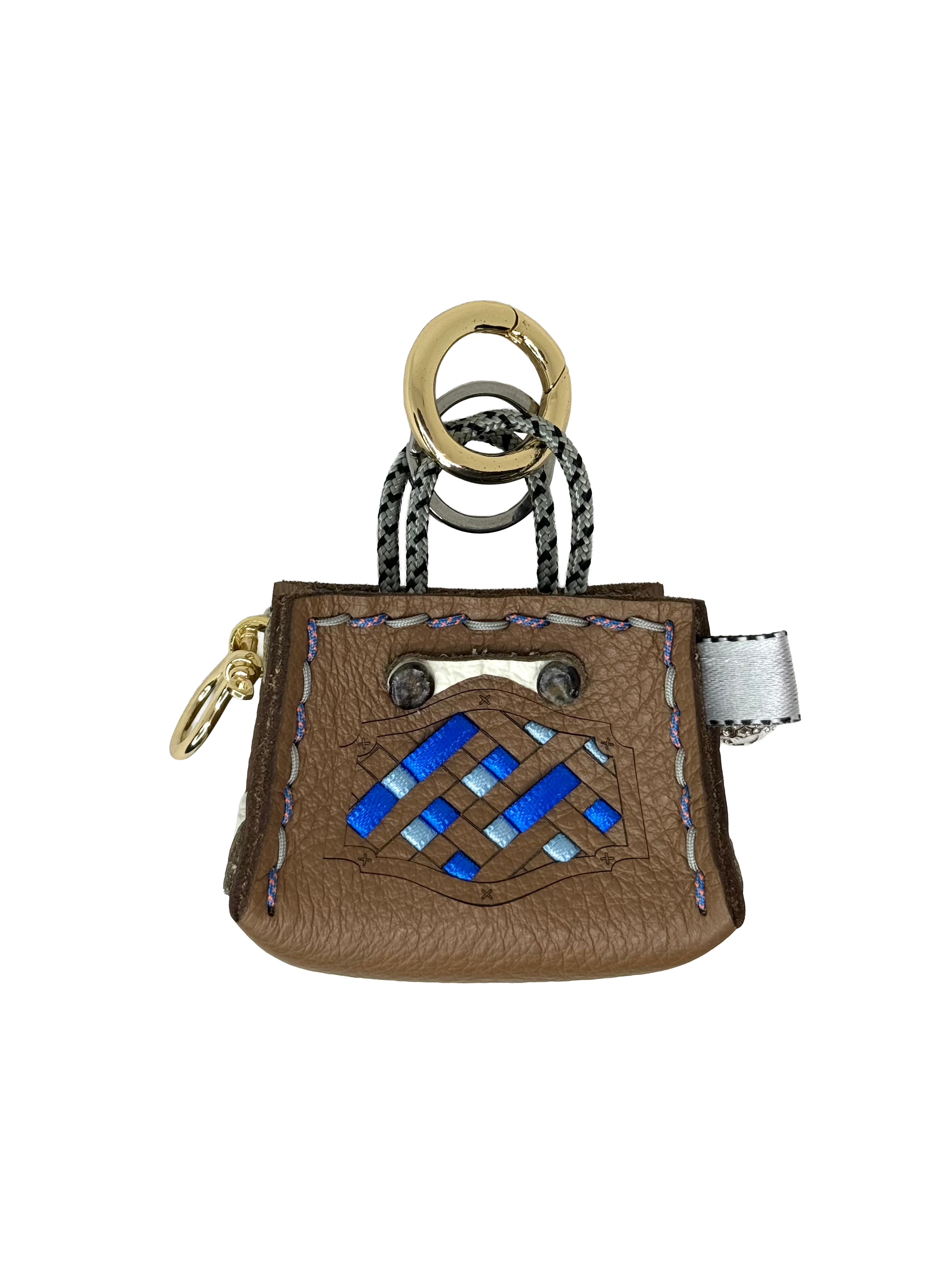 Blue Weave Tinker Bag Charms