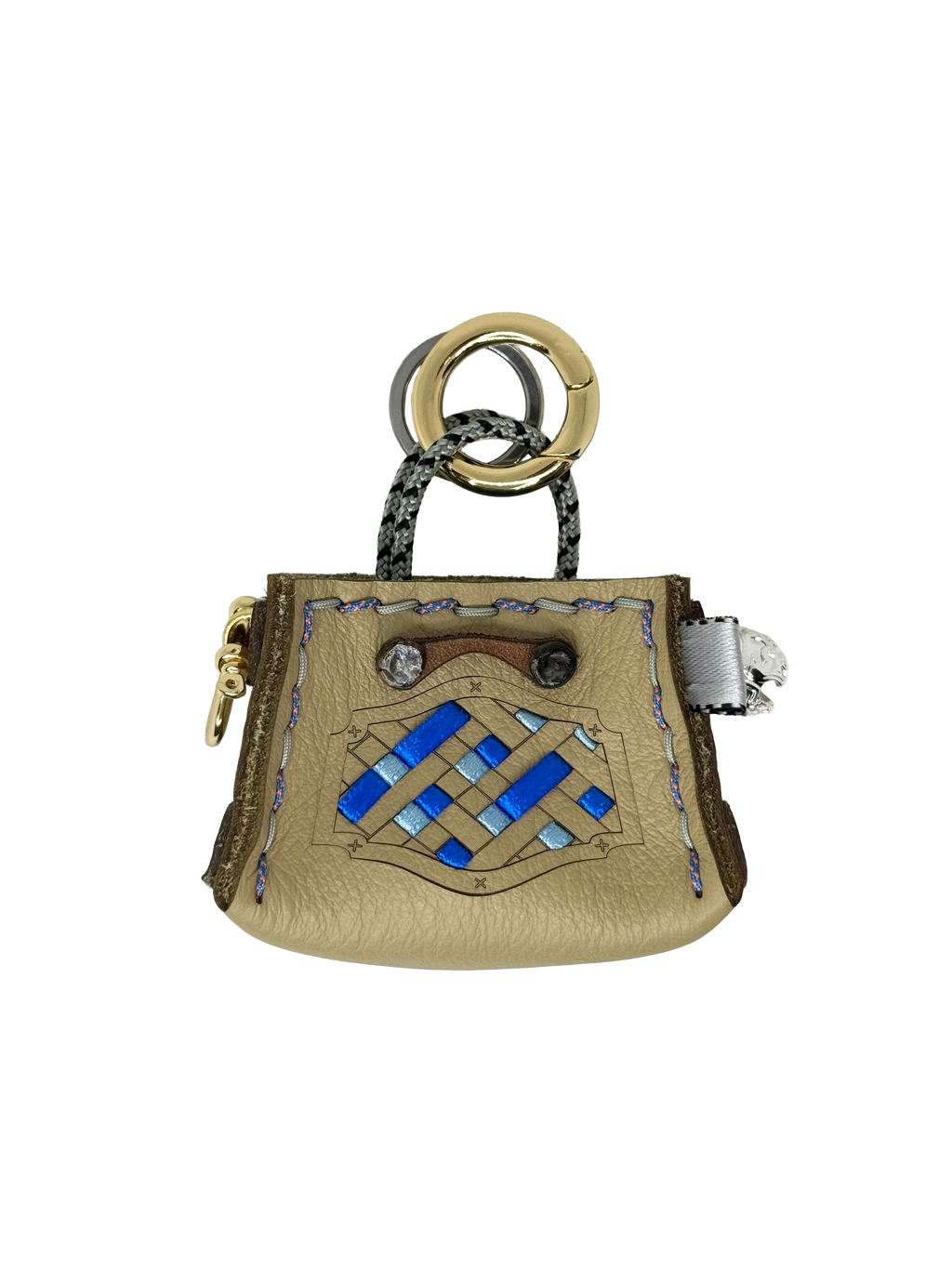 Blue Weave Tinker Bag Charms