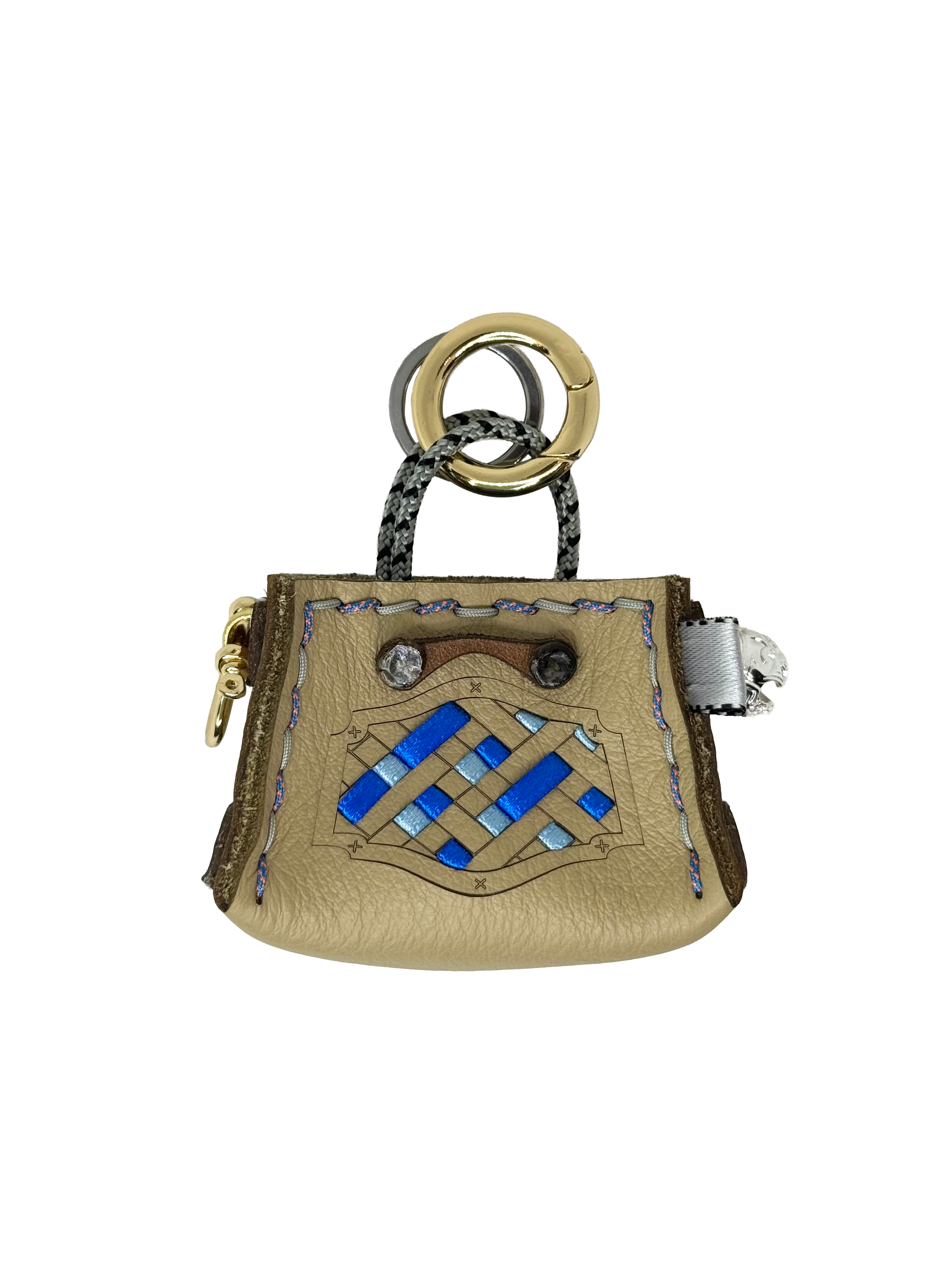 Blue Weave Tinker Bag Charms