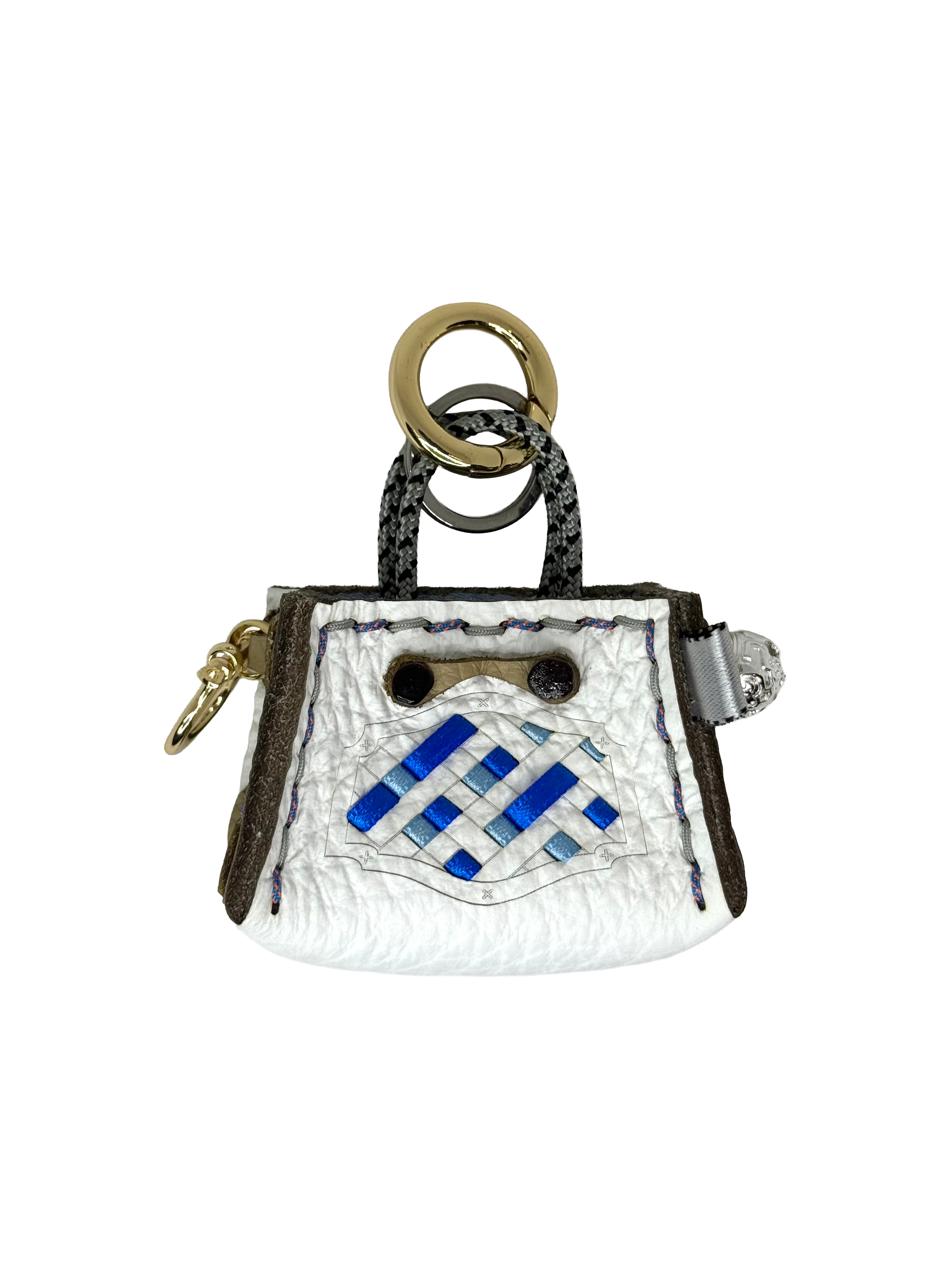 Blue Weave Tinker Bag Charms