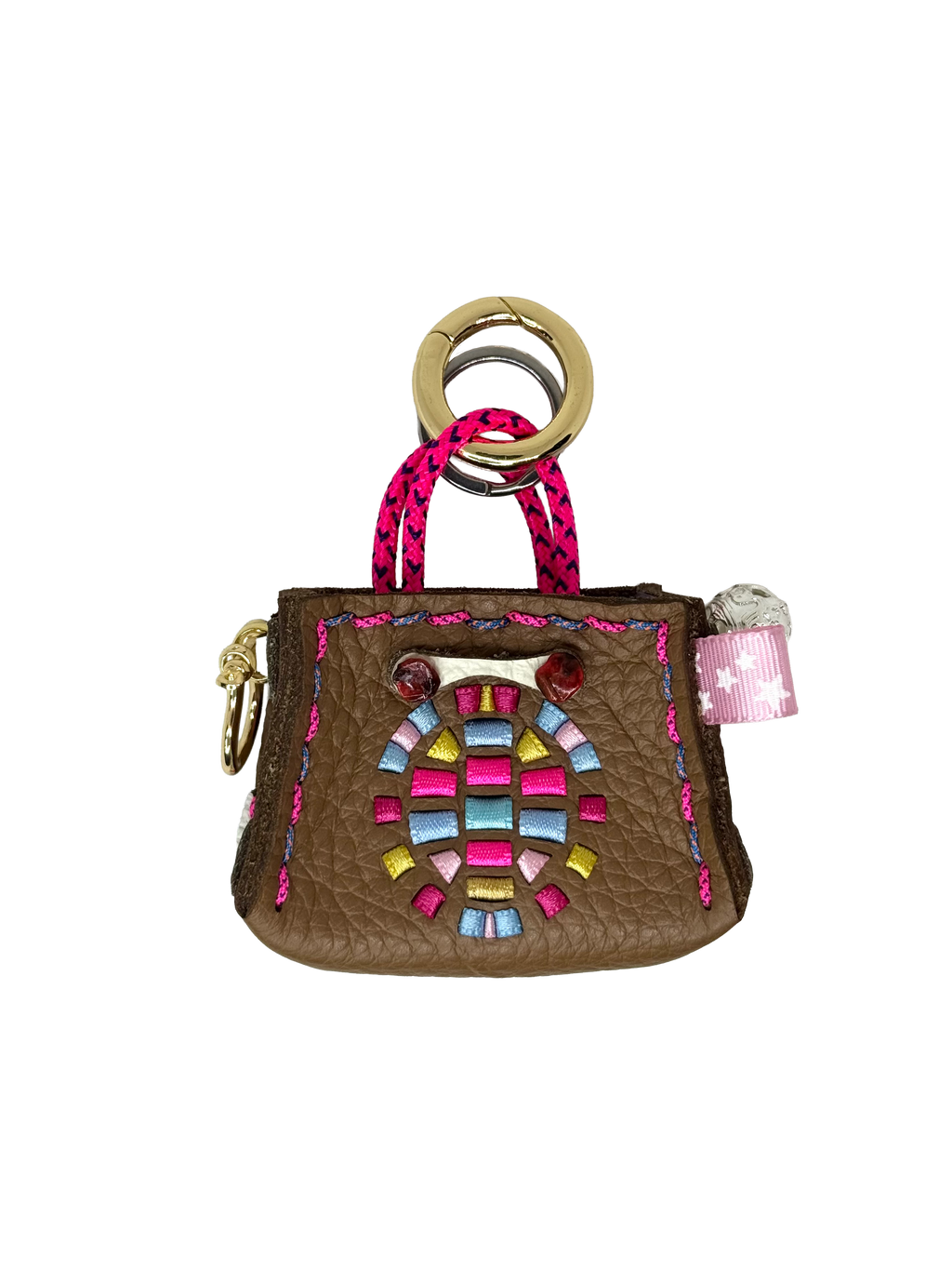 Bubblegum Turtle Tinker Bag Charm