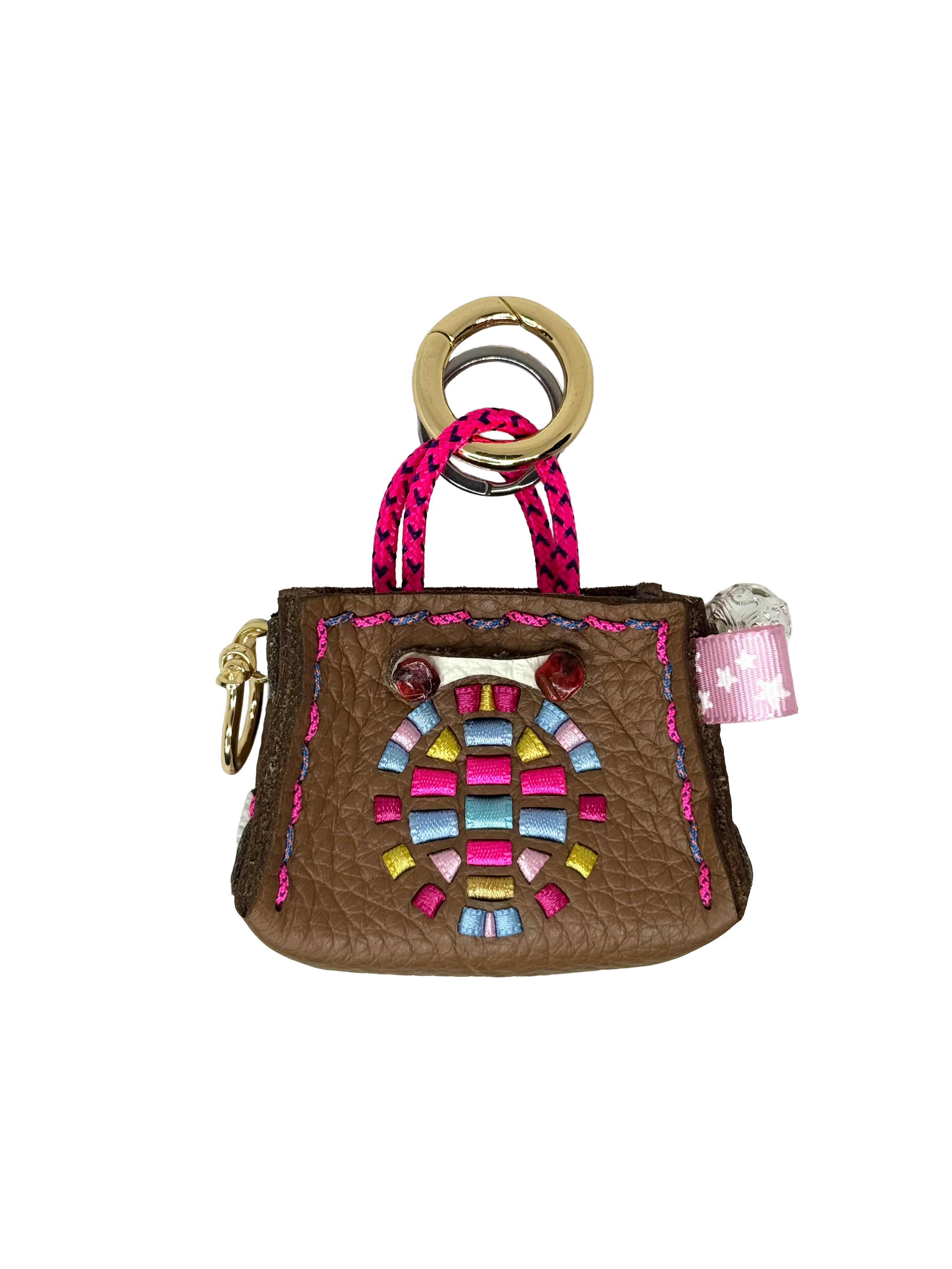 Bubblegum Turtle Tinker Bag Charm