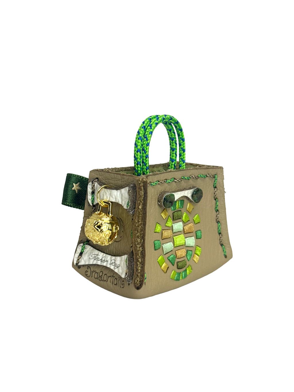 Esmeralda Turtle Tinker Bag Charm