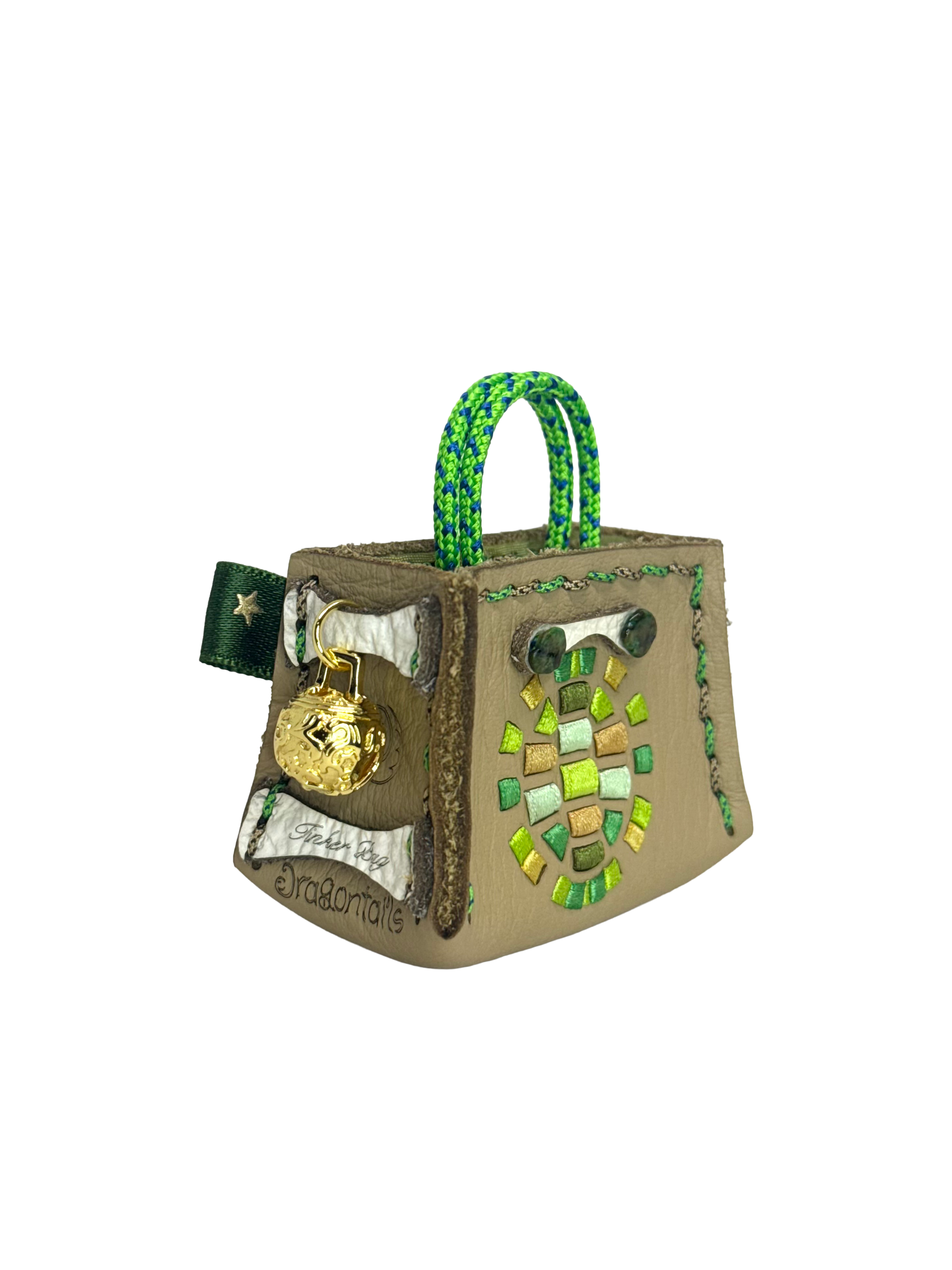 Esmeralda Turtle Tinker Bag Charm