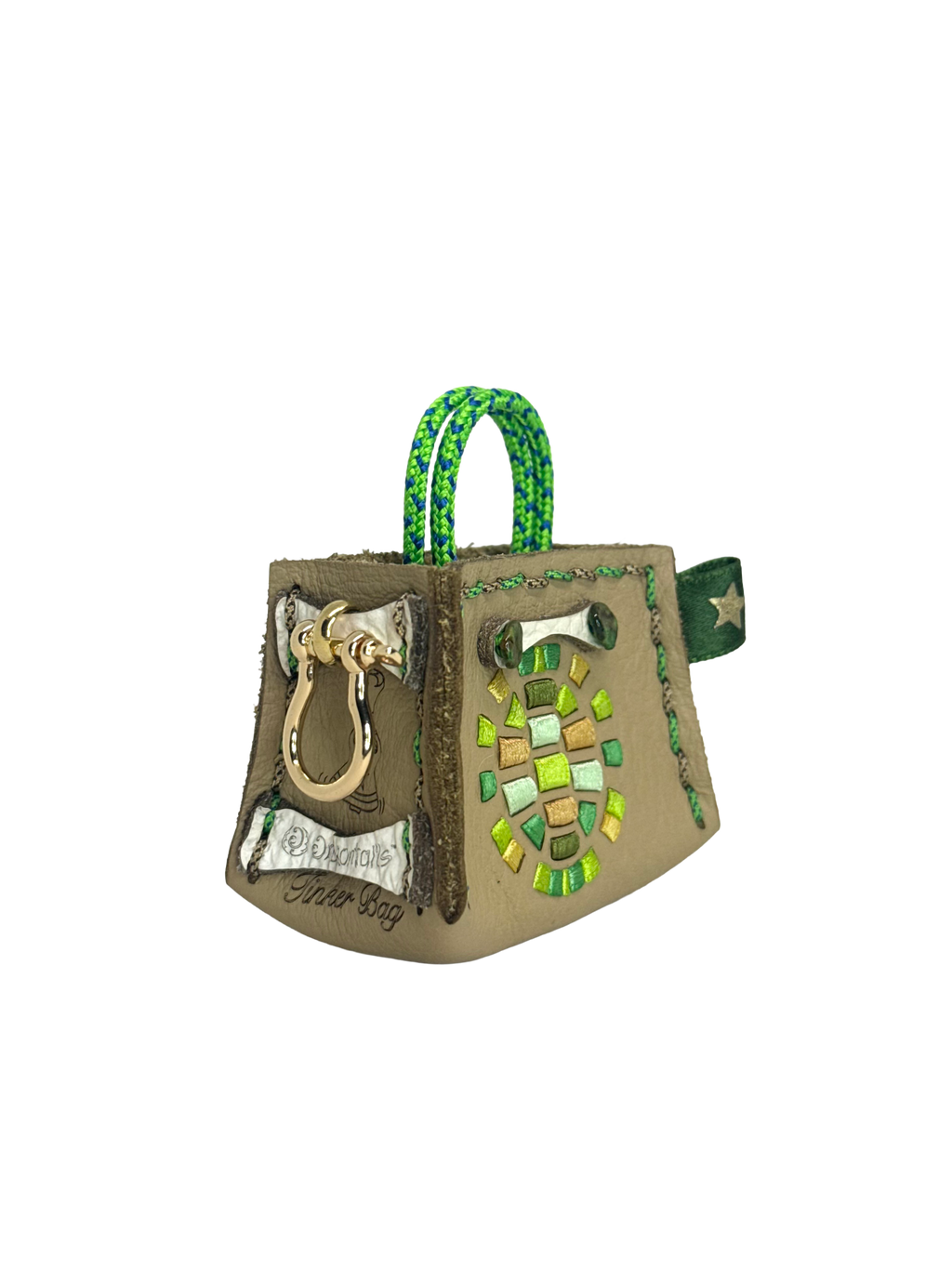 Esmeralda Turtle Tinker Bag Charm
