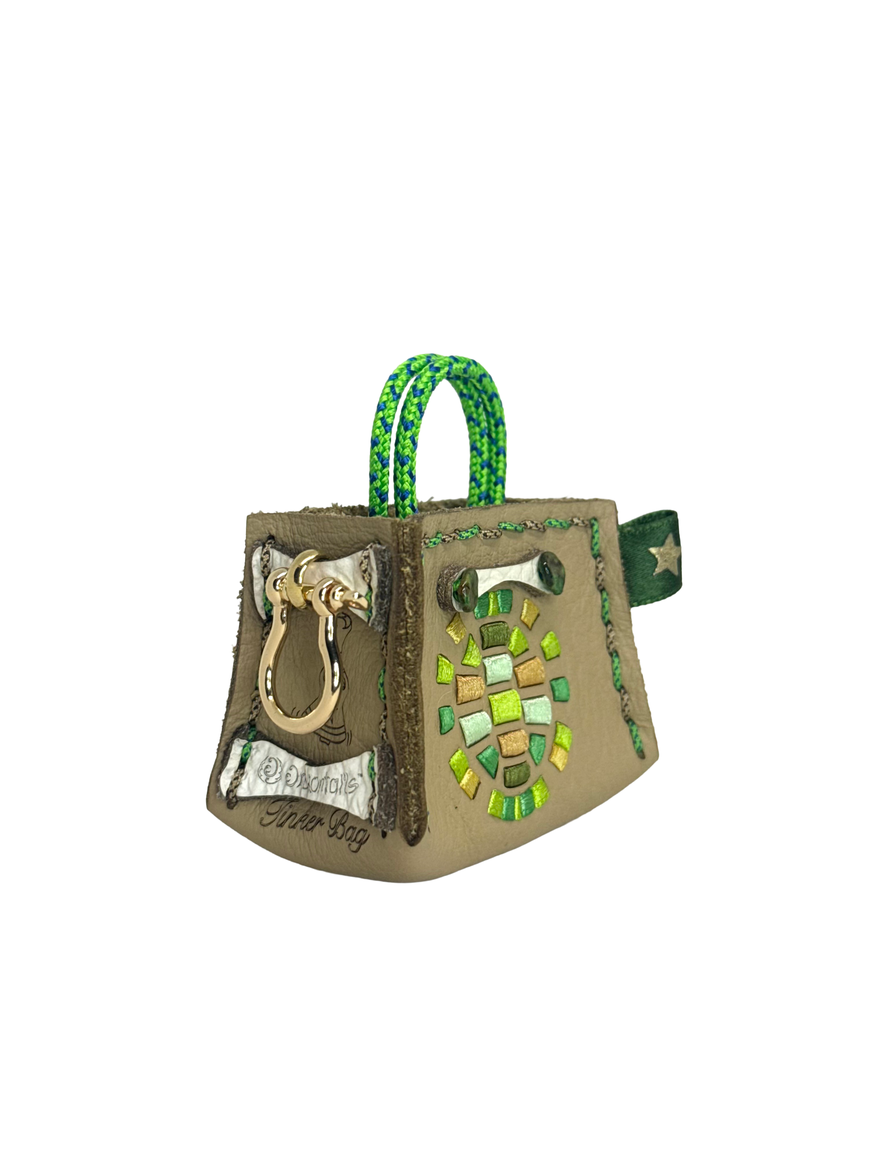 Esmeralda Turtle Tinker Bag Charm