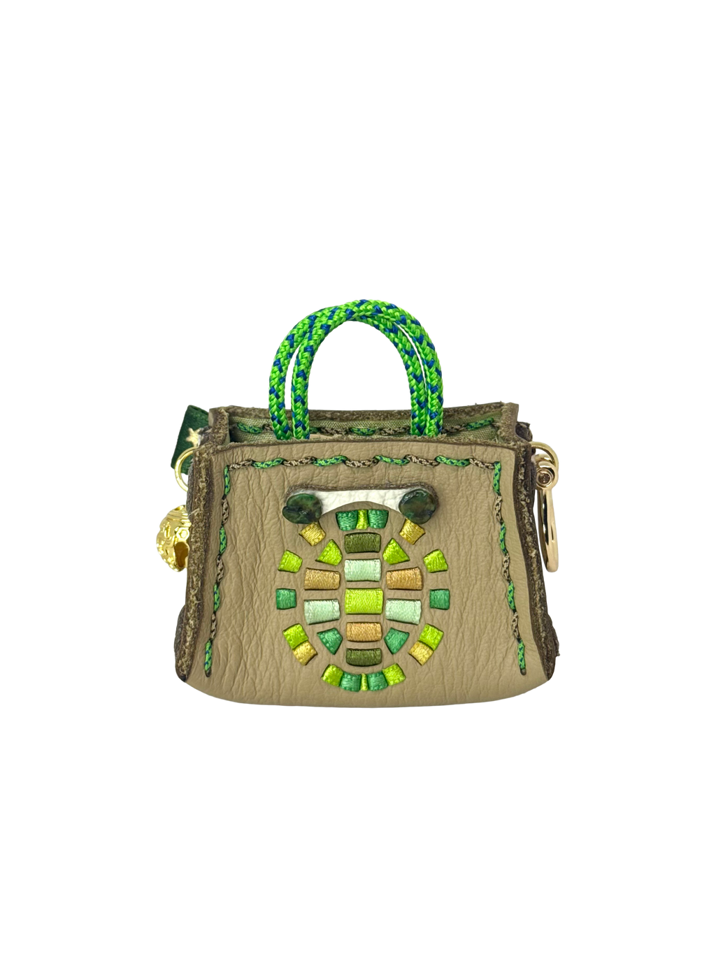 Esmeralda Turtle Tinker Bag Charm