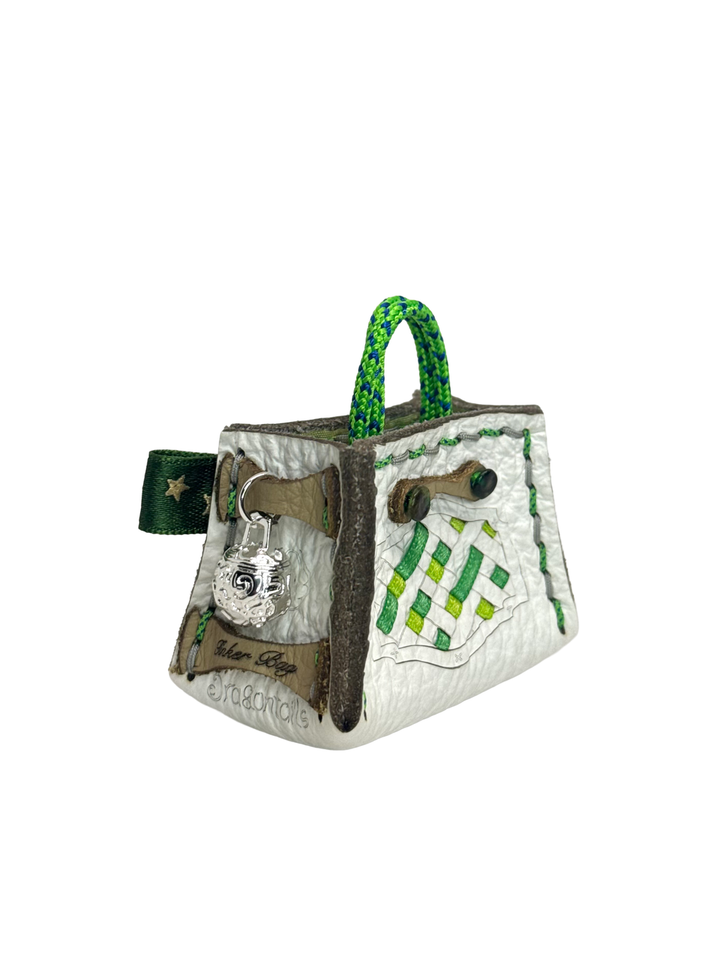 Green Weave Tinker Bag Charms