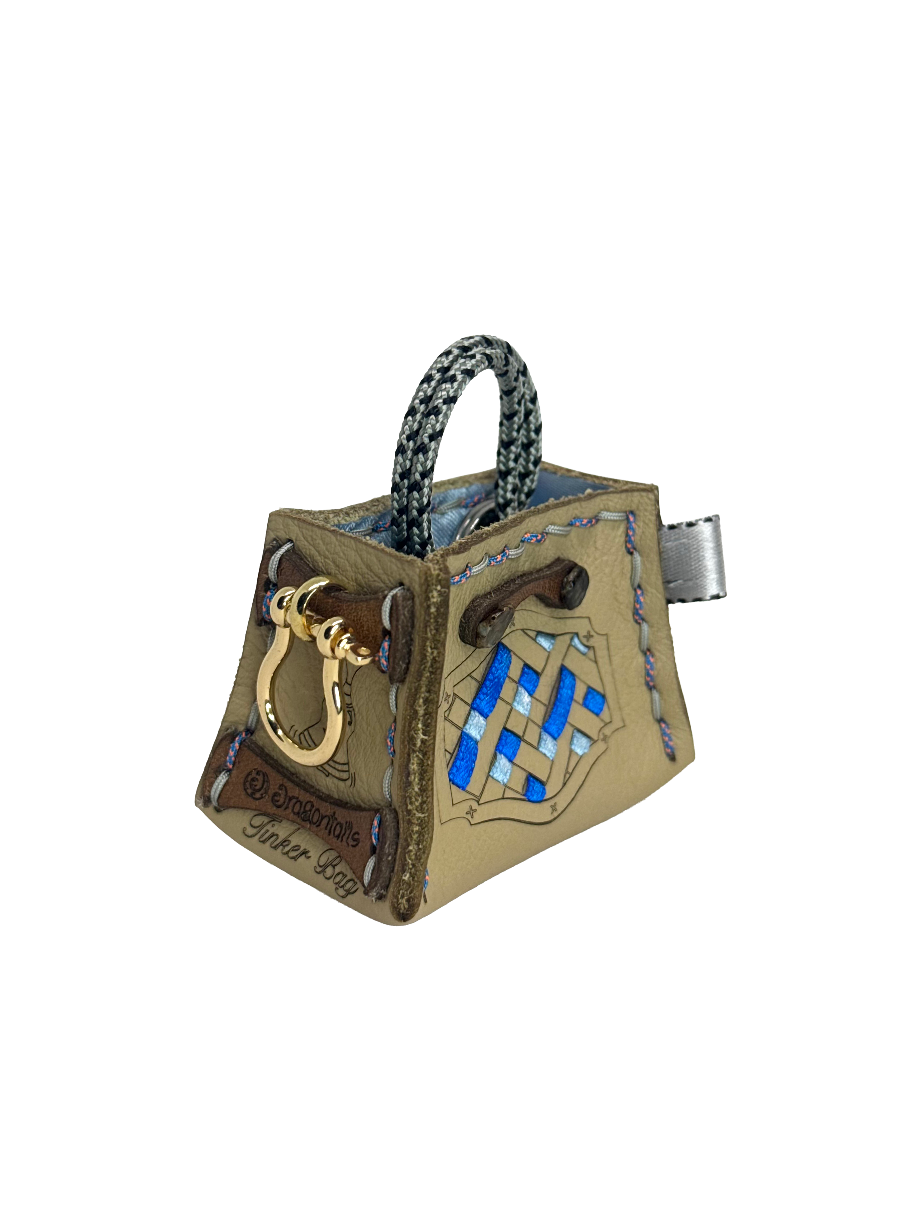 Blue Weave Tinker Bag Charms