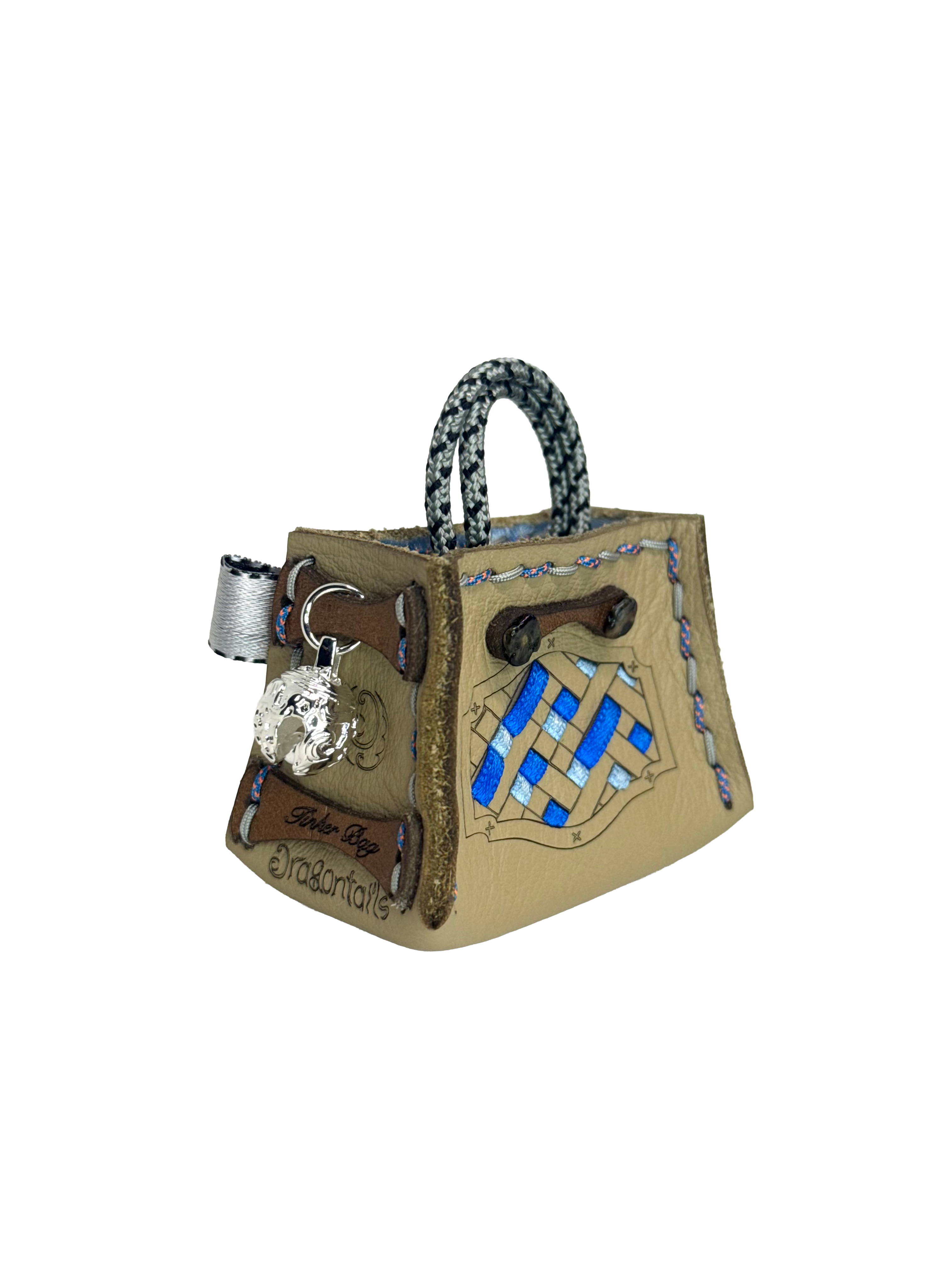 Blue Weave Tinker Bag Charms