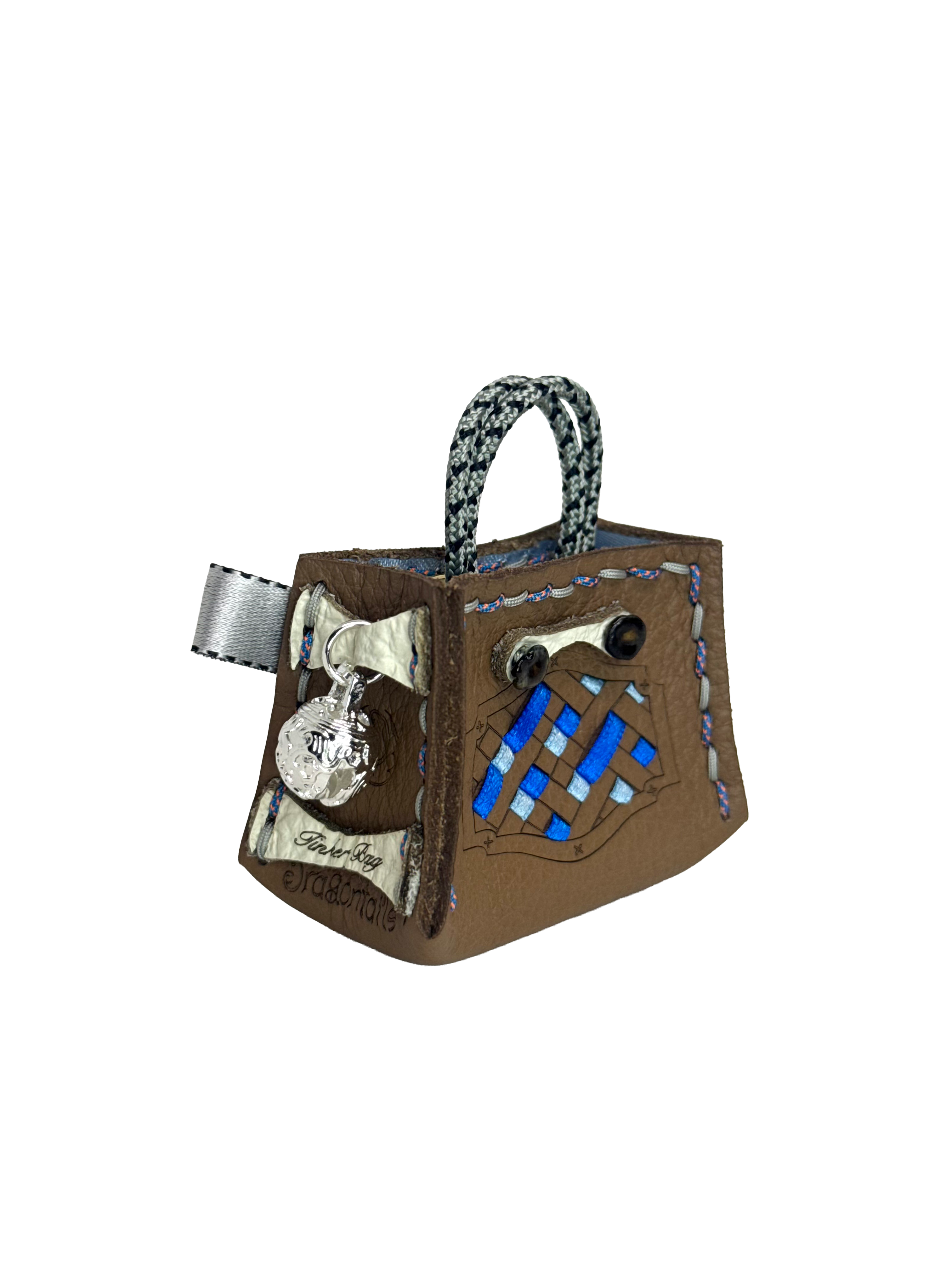 Blue Weave Tinker Bag Charms