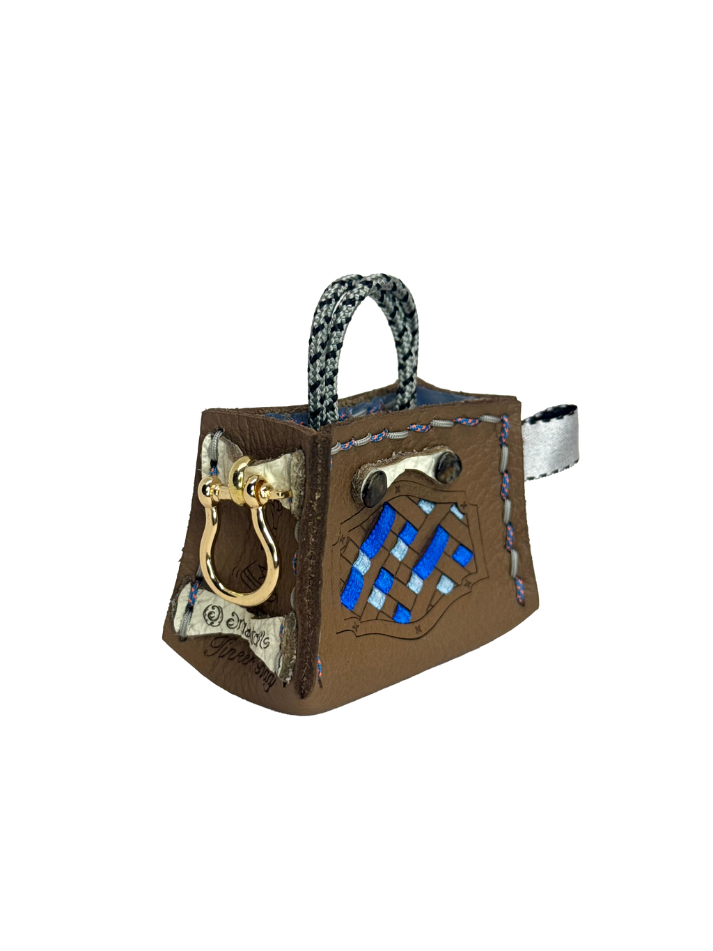 Blue Weave Tinker Bag Charms
