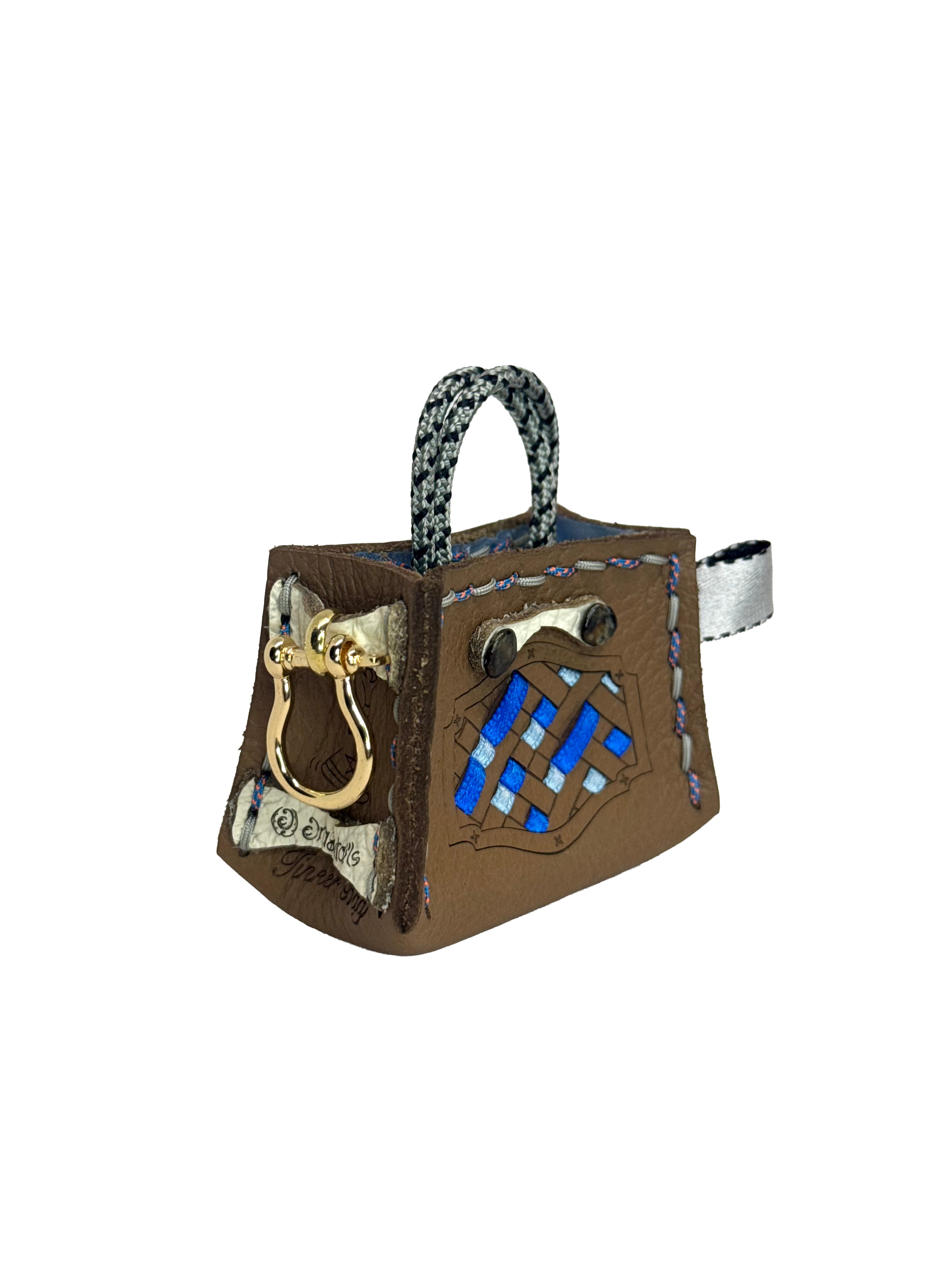 Blue Weave Tinker Bag Charms