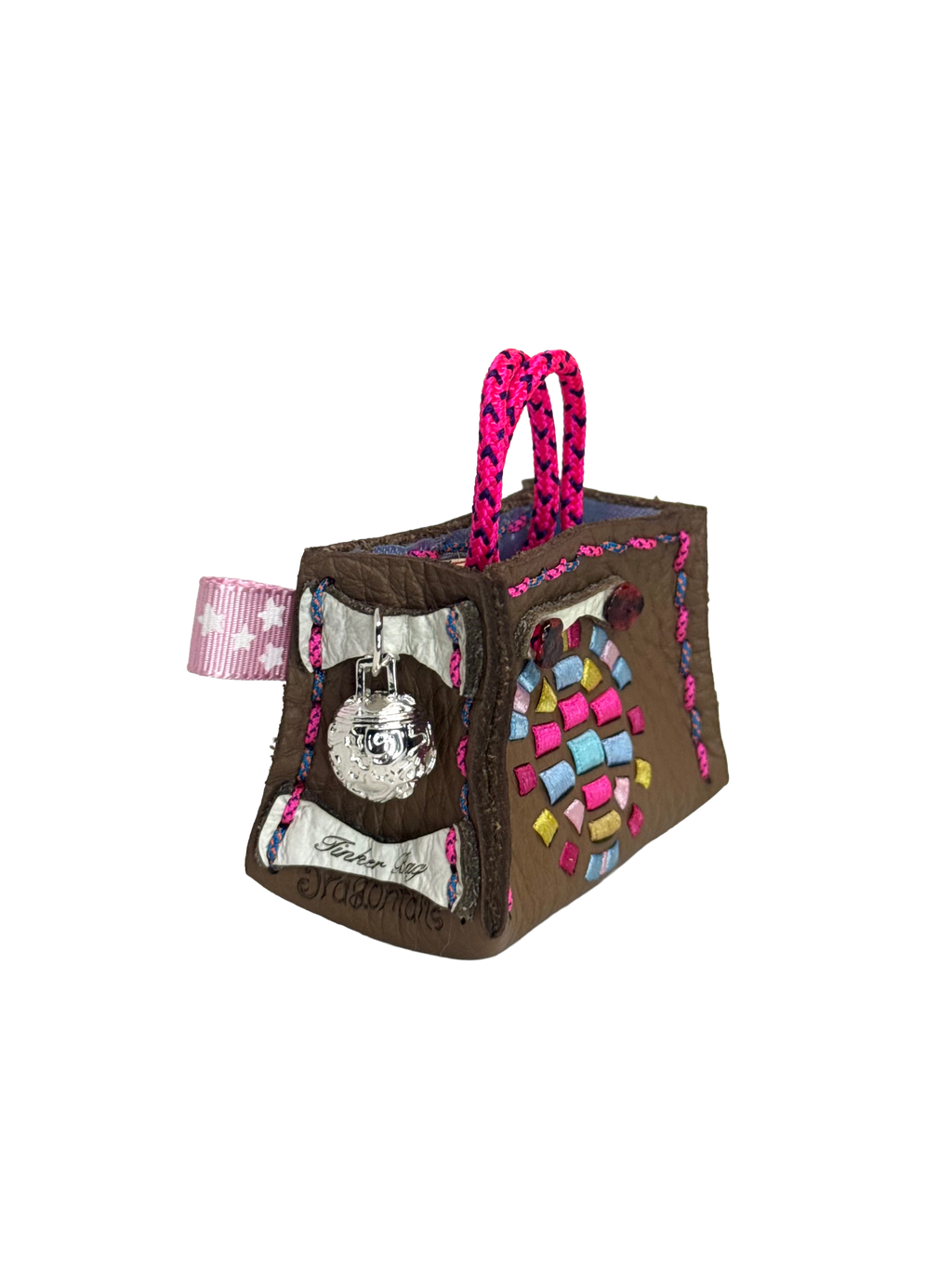 Bubblegum Turtle Tinker Bag Charm