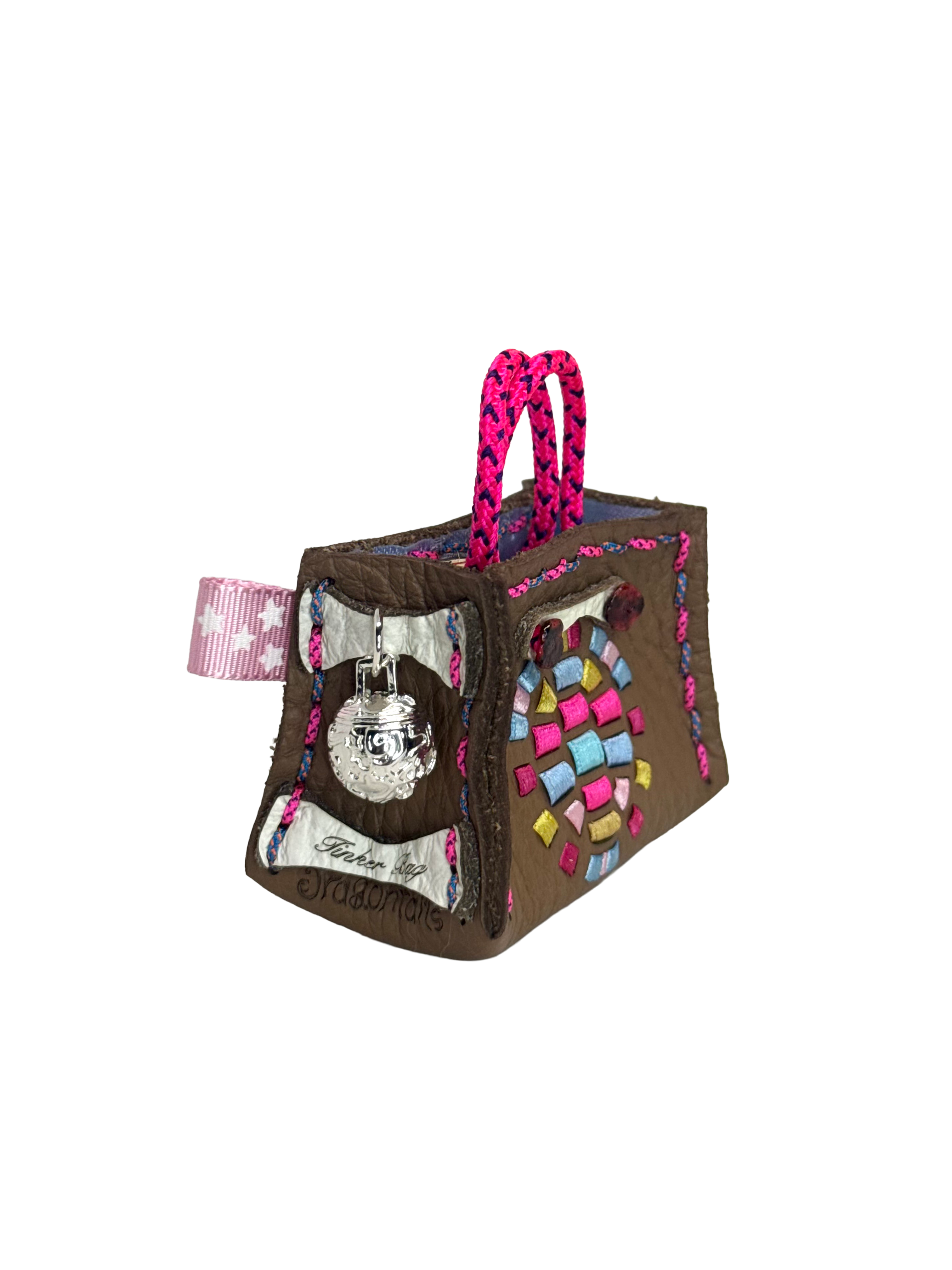 Bubblegum Turtle Tinker Bag Charm