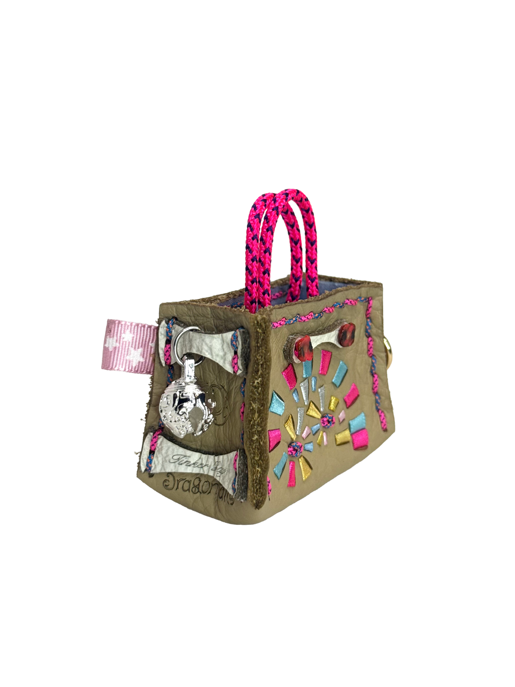Bubblegum Spiral Tinker Bag Charm